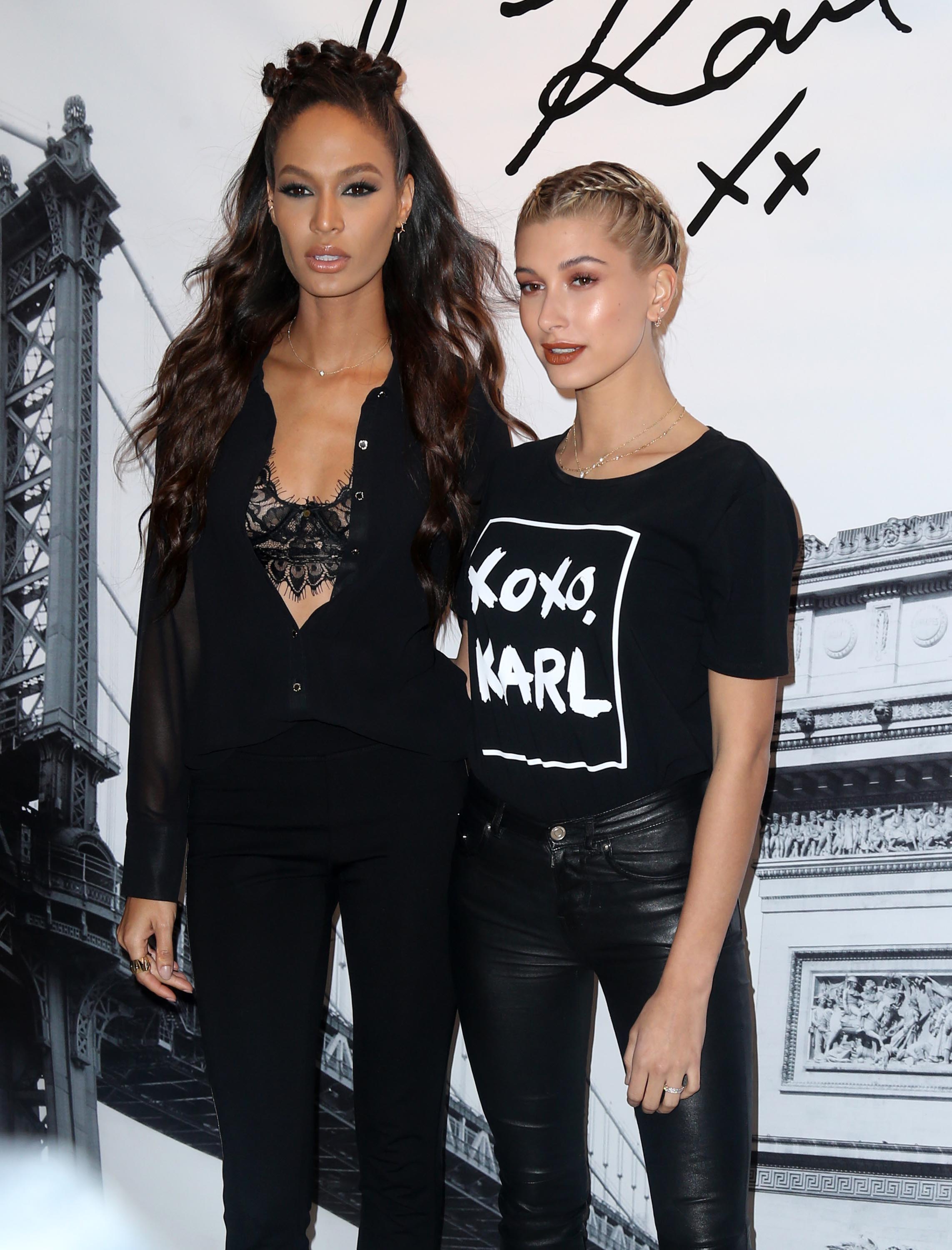 Hailey Baldwin attends Karl Lagerfeld Paris x ELLE Event