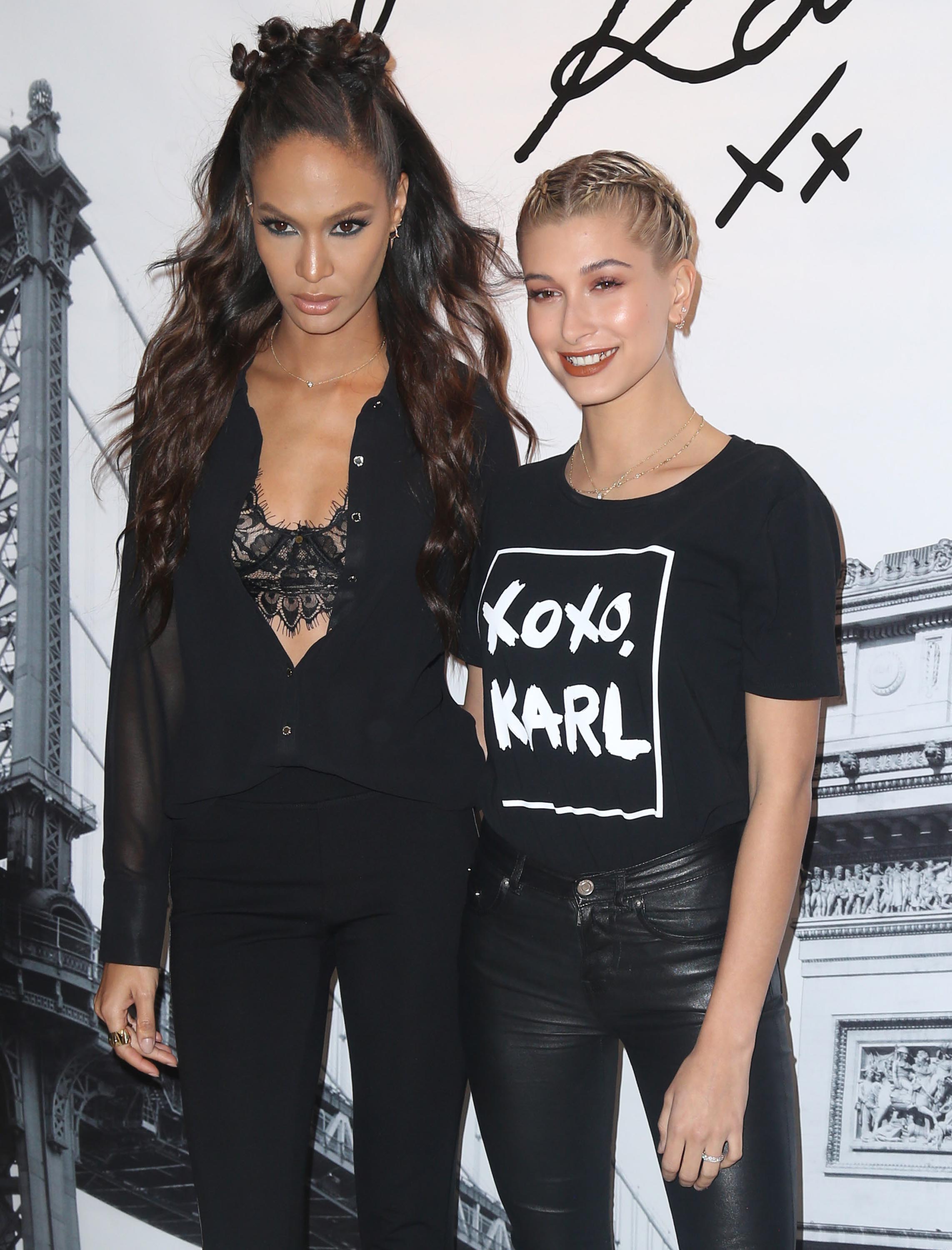 Hailey Baldwin attends Karl Lagerfeld Paris x ELLE Event