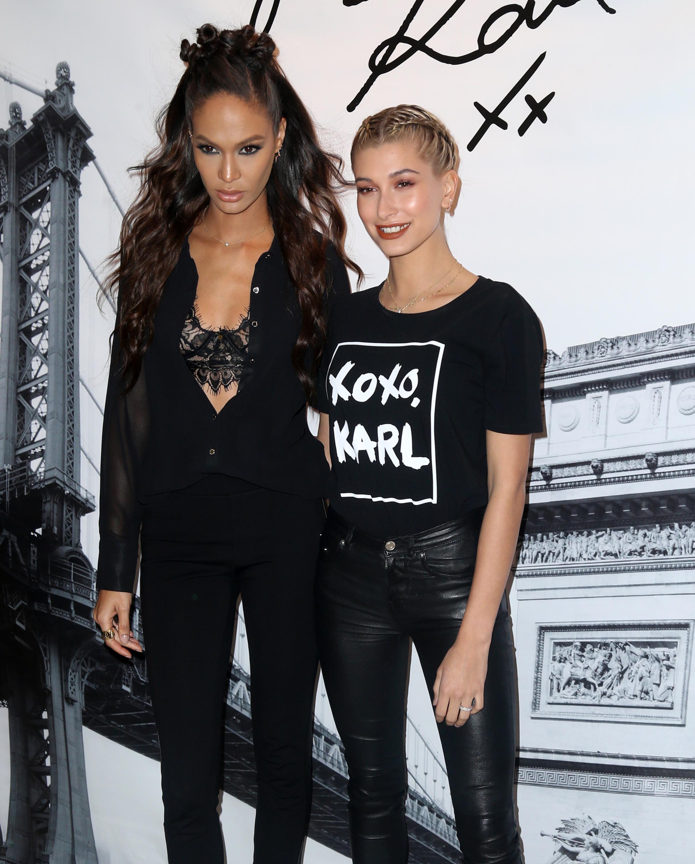 Hailey Baldwin attends Karl Lagerfeld Paris x ELLE Event