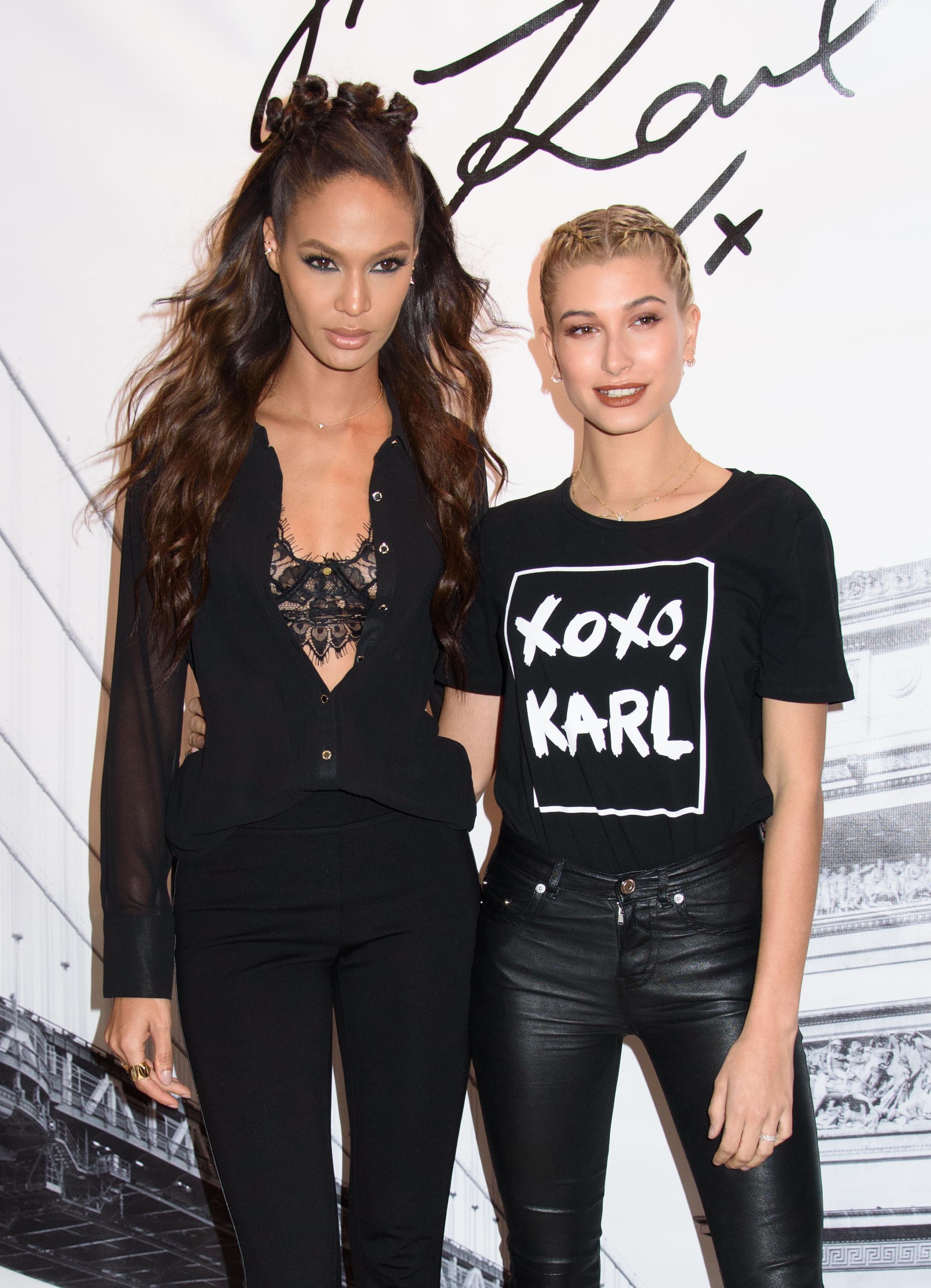 Hailey Baldwin attends Karl Lagerfeld Paris x ELLE Event