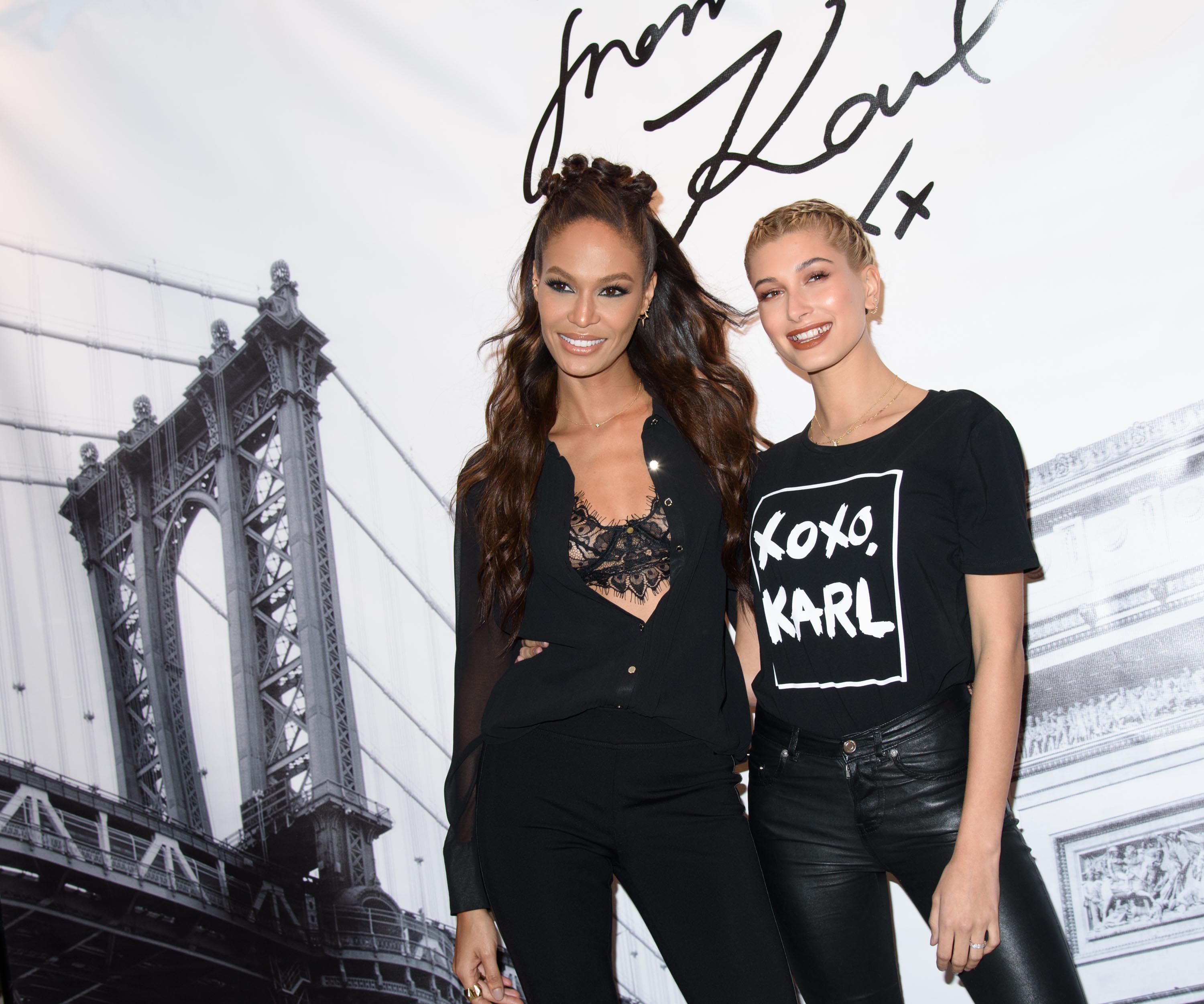 Hailey Baldwin attends Karl Lagerfeld Paris x ELLE Event