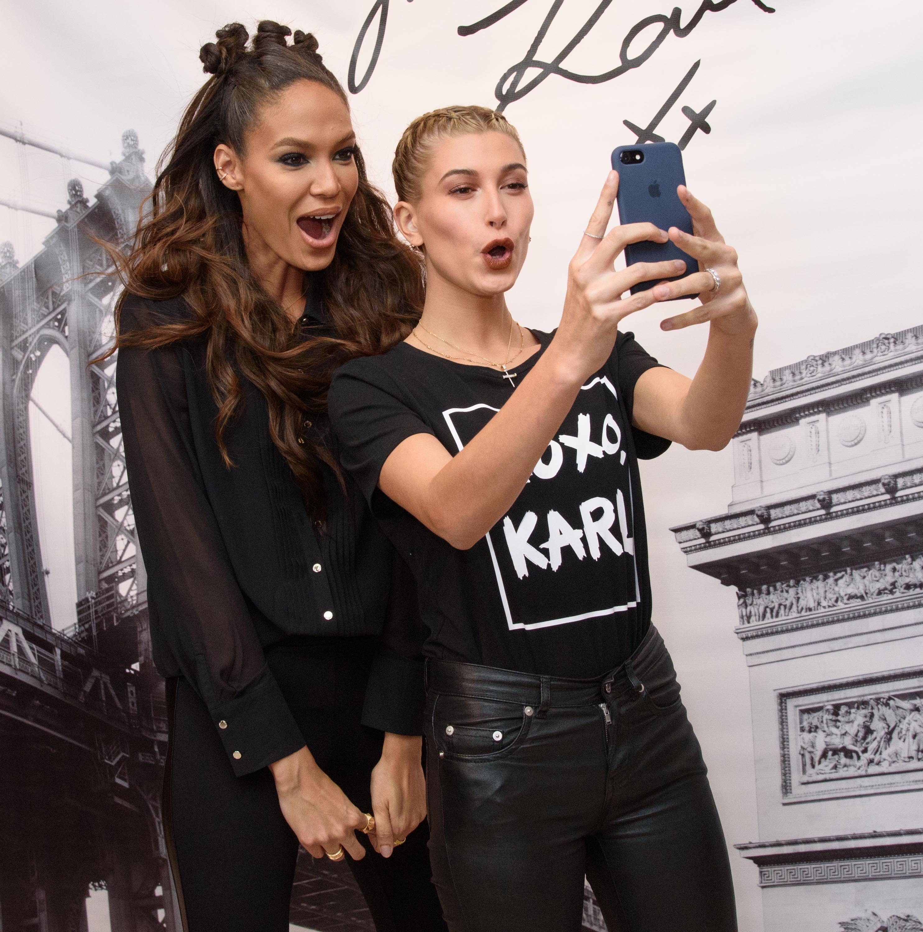 Hailey Baldwin attends Karl Lagerfeld Paris x ELLE Event