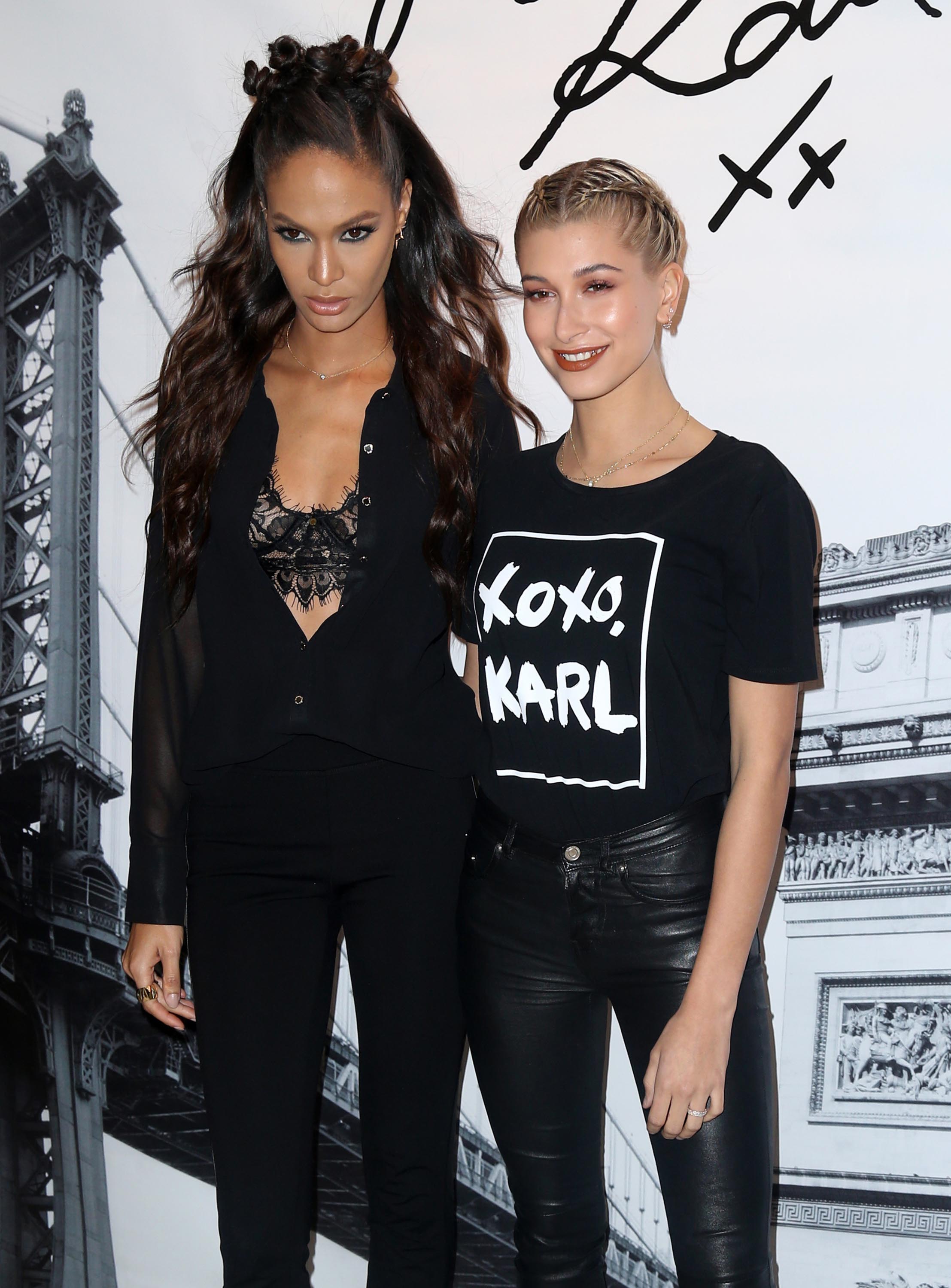 Hailey Baldwin attends Karl Lagerfeld Paris x ELLE Event