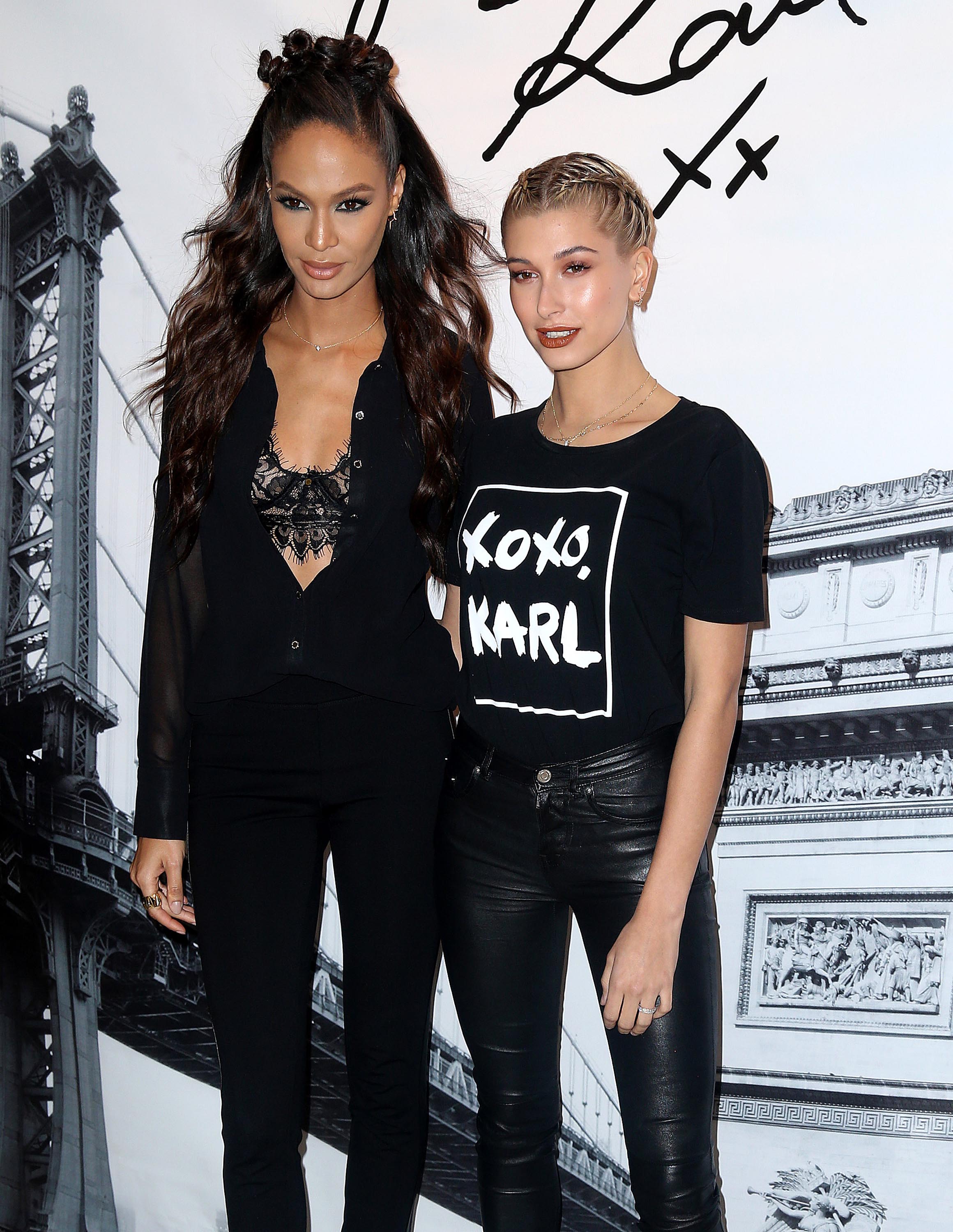 Hailey Baldwin attends Karl Lagerfeld Paris x ELLE Event