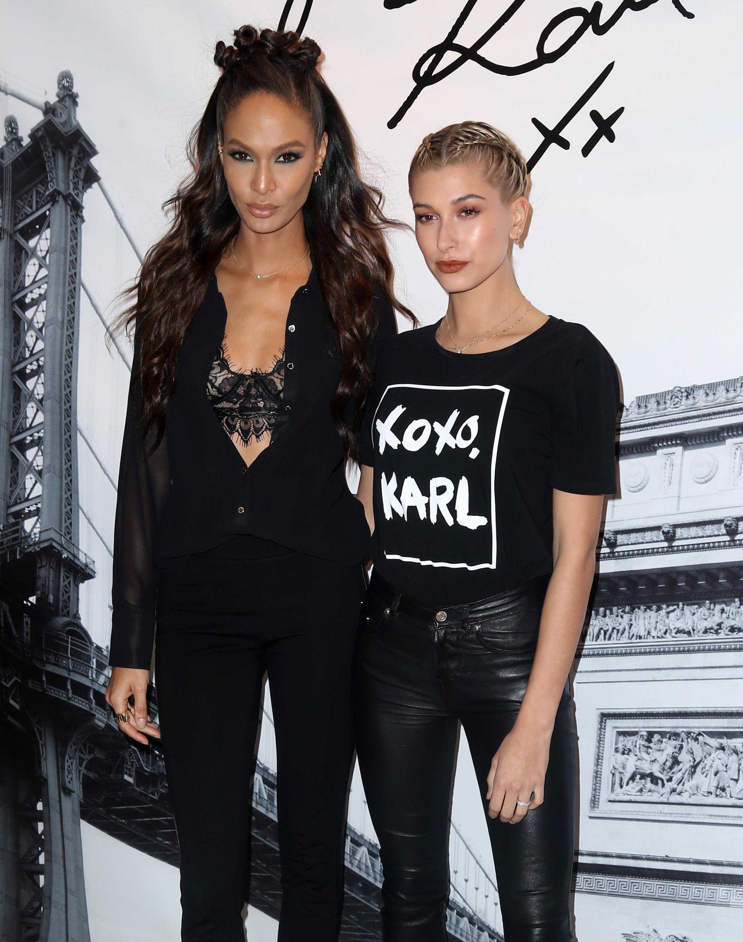 Hailey Baldwin attends Karl Lagerfeld Paris x ELLE Event