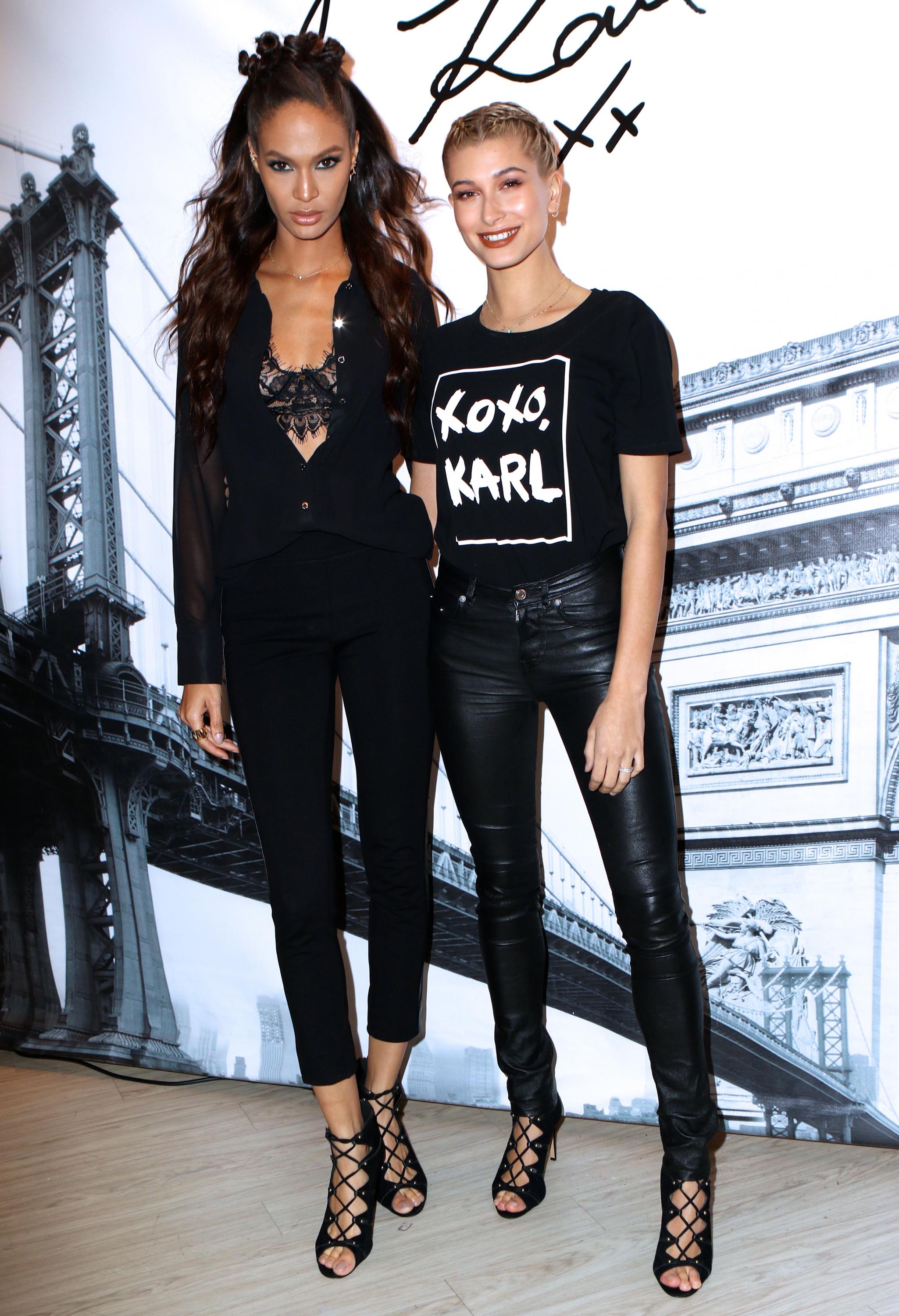 Hailey Baldwin attends Karl Lagerfeld Paris x ELLE Event