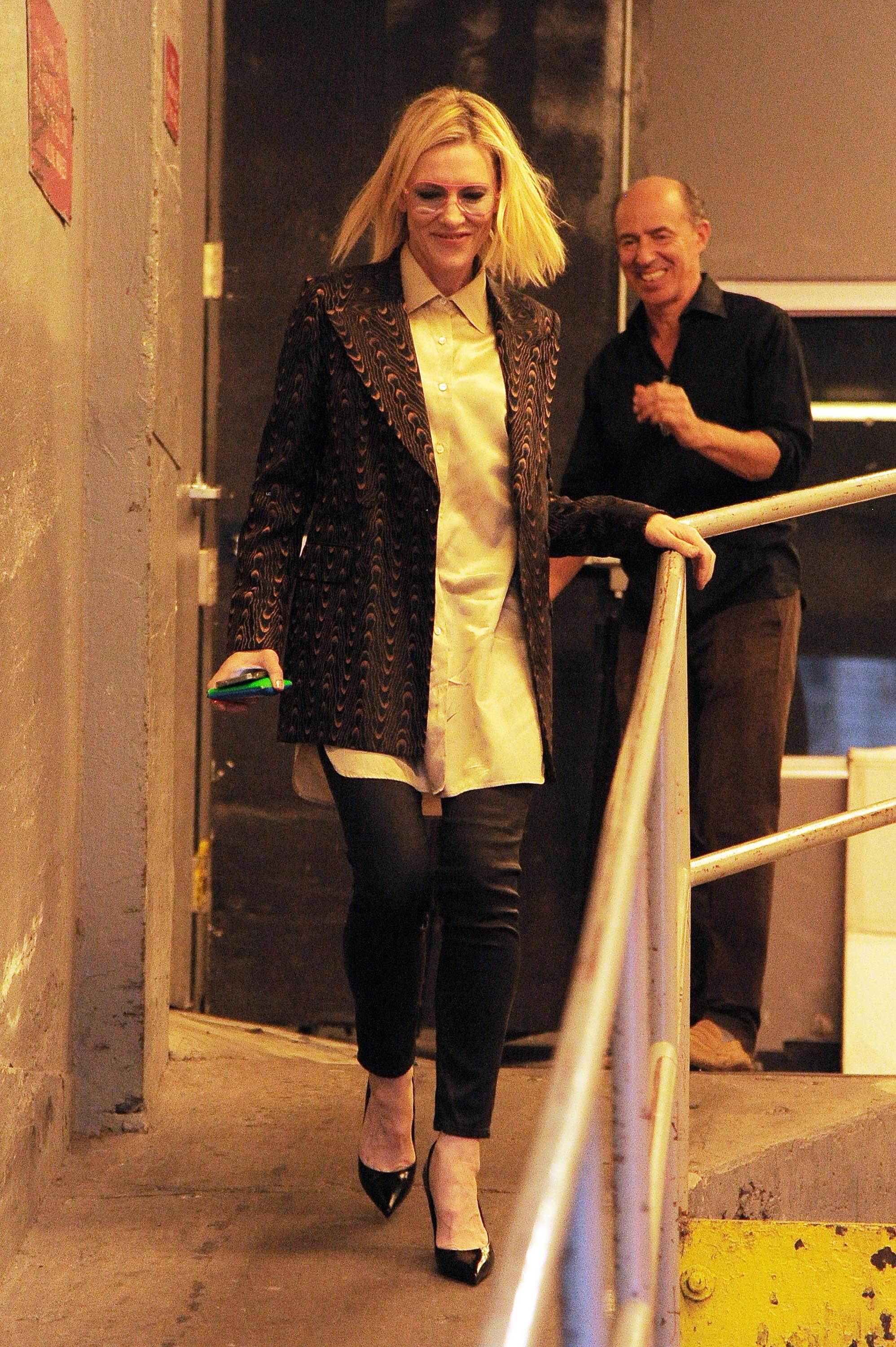 Cate Blanchett seen out in Tribeca