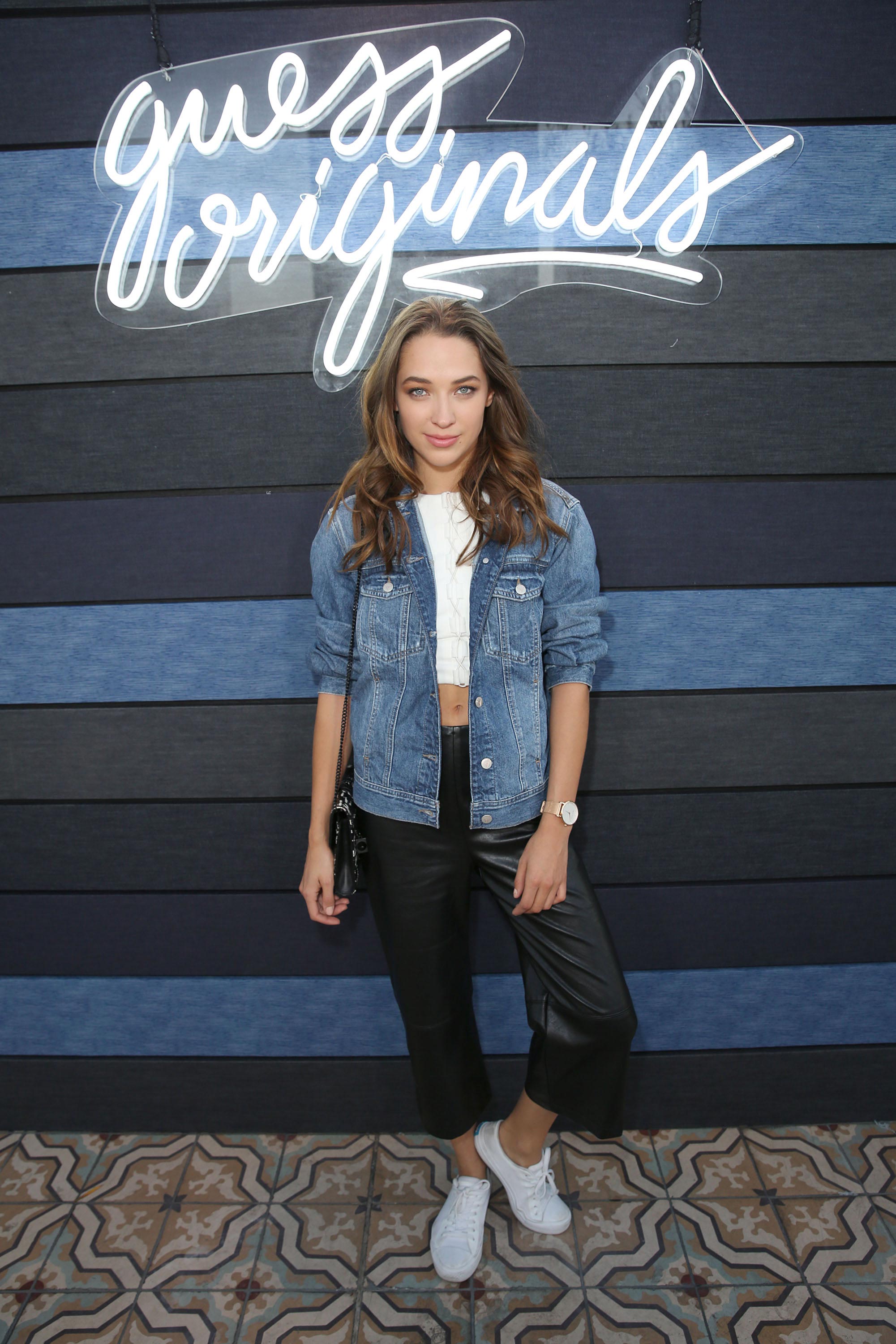 Ksenia attends the GUESS Originals cocktail party