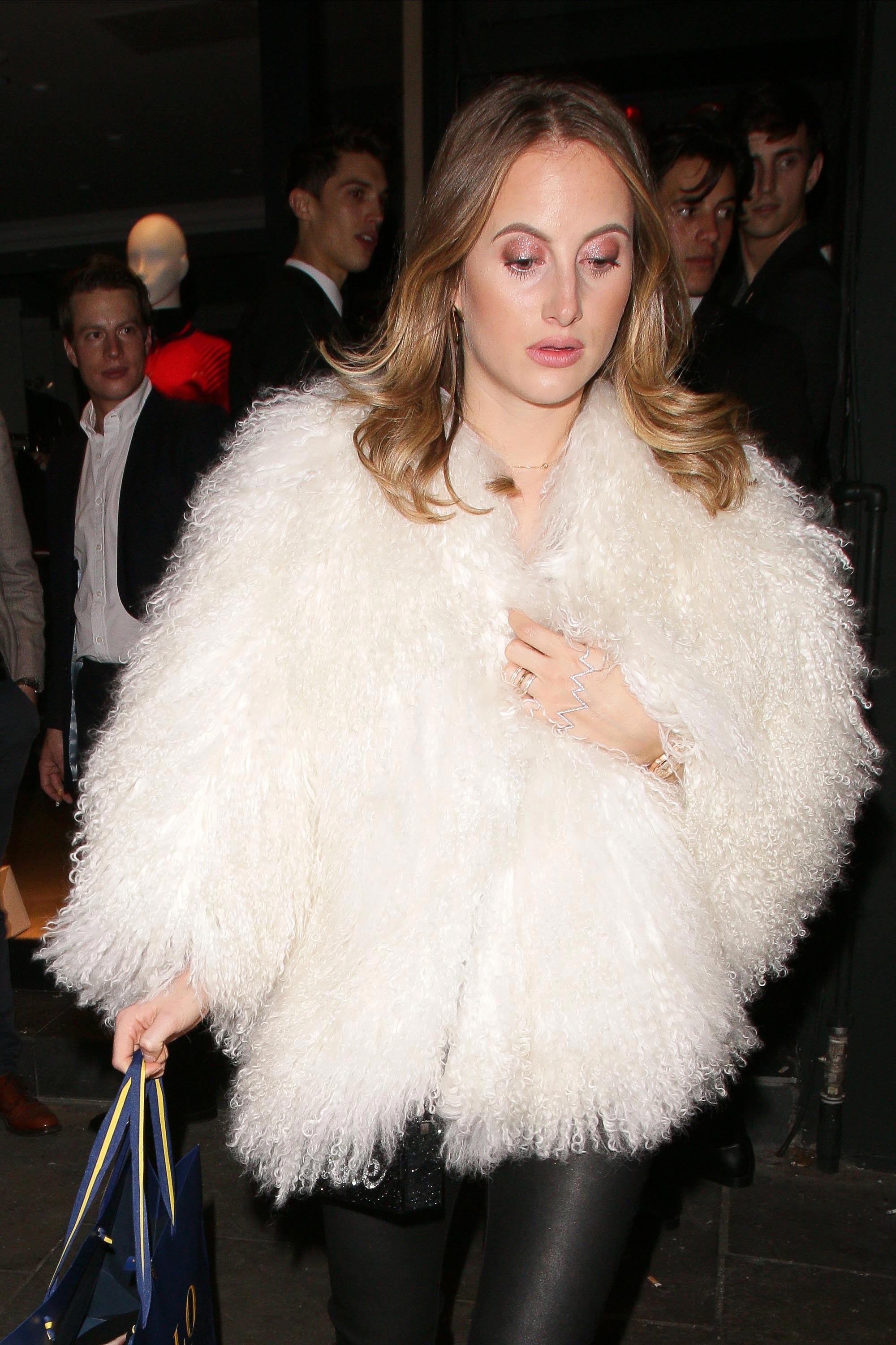 Rosie Fortescue attends the Tatler Little Black Book party