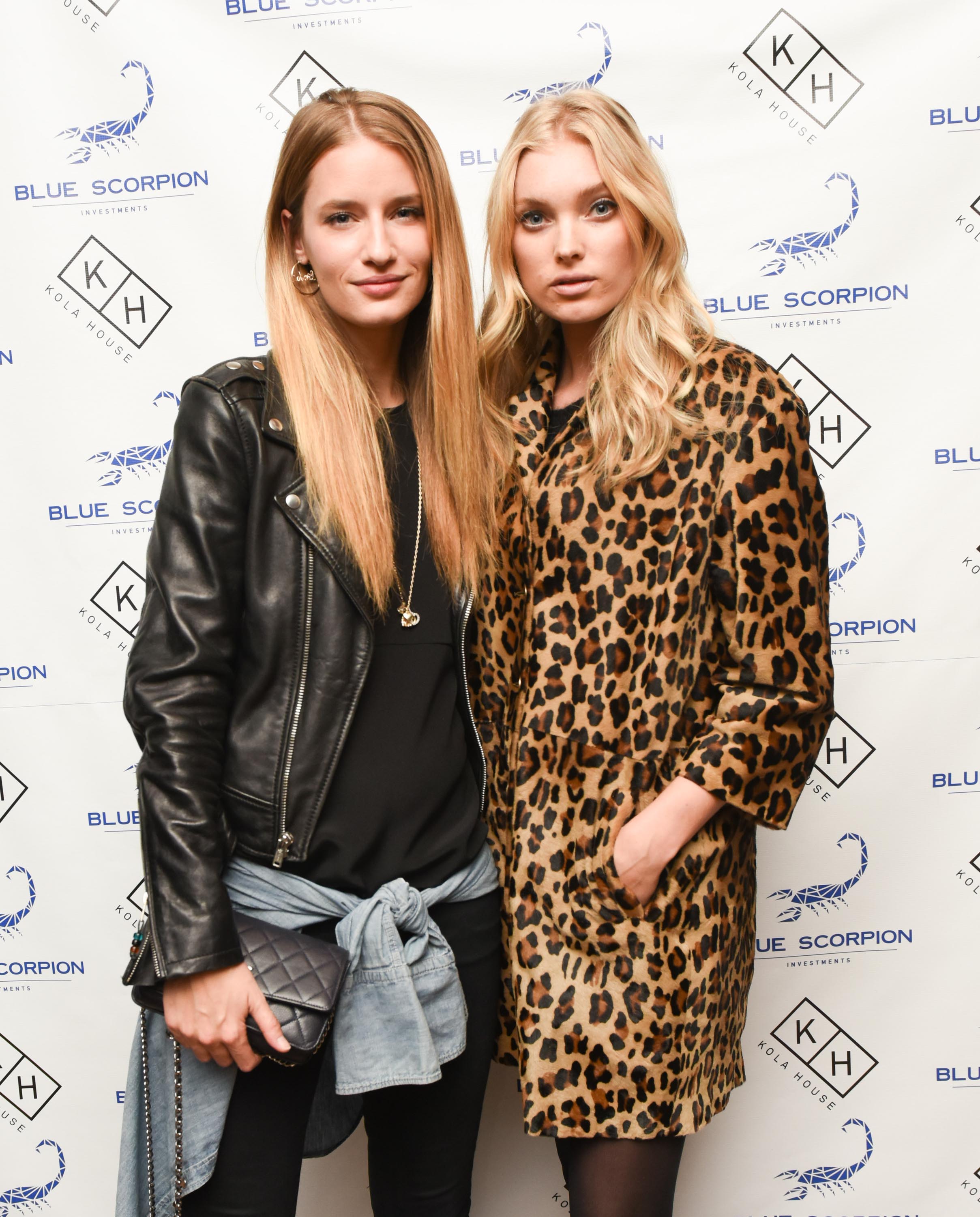 Linda Vojtova & Michaela Kocianova at Blue Scorpion Investments First Year Anniversary Party