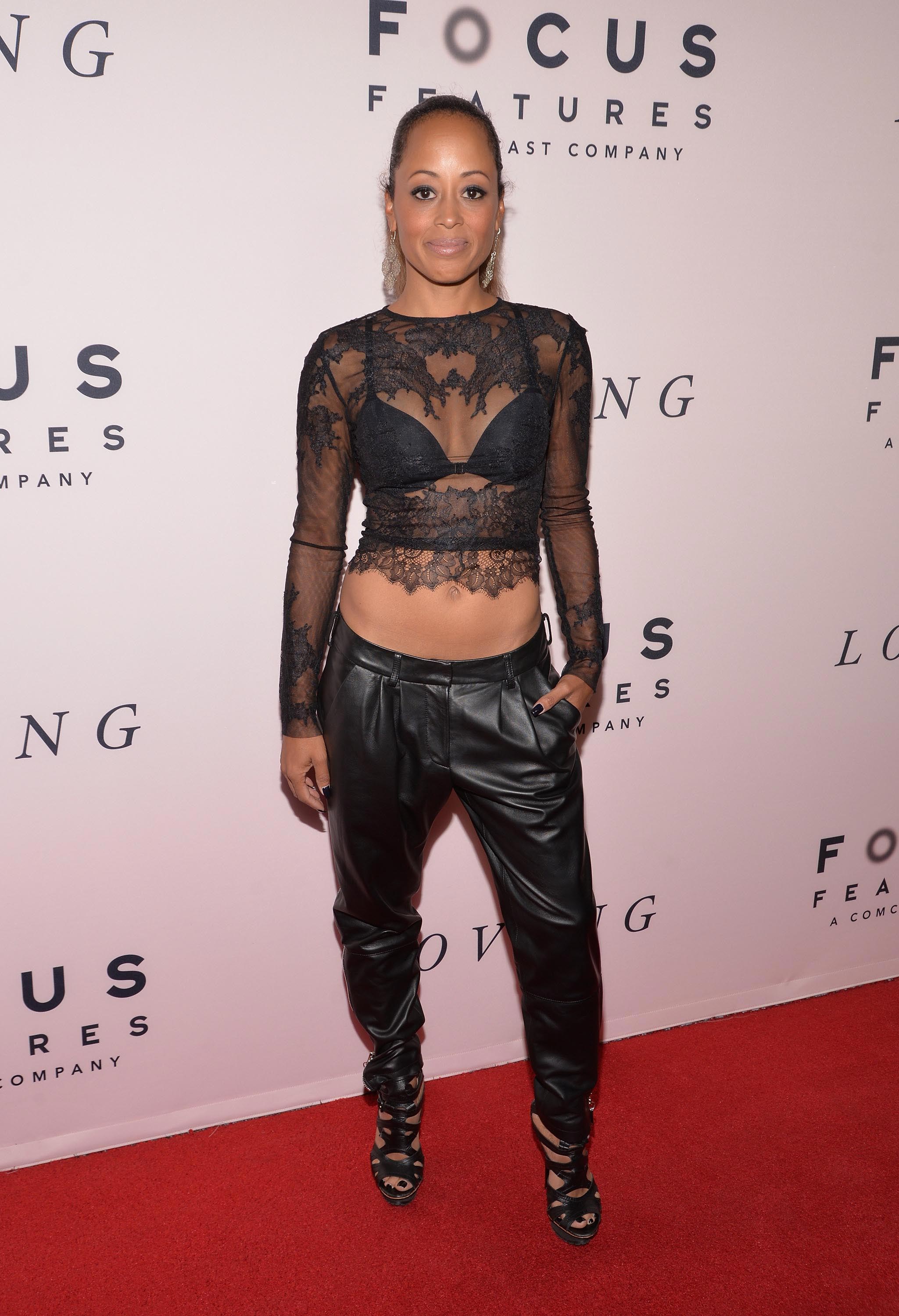 Essence Atkins attends the premiere of Loving