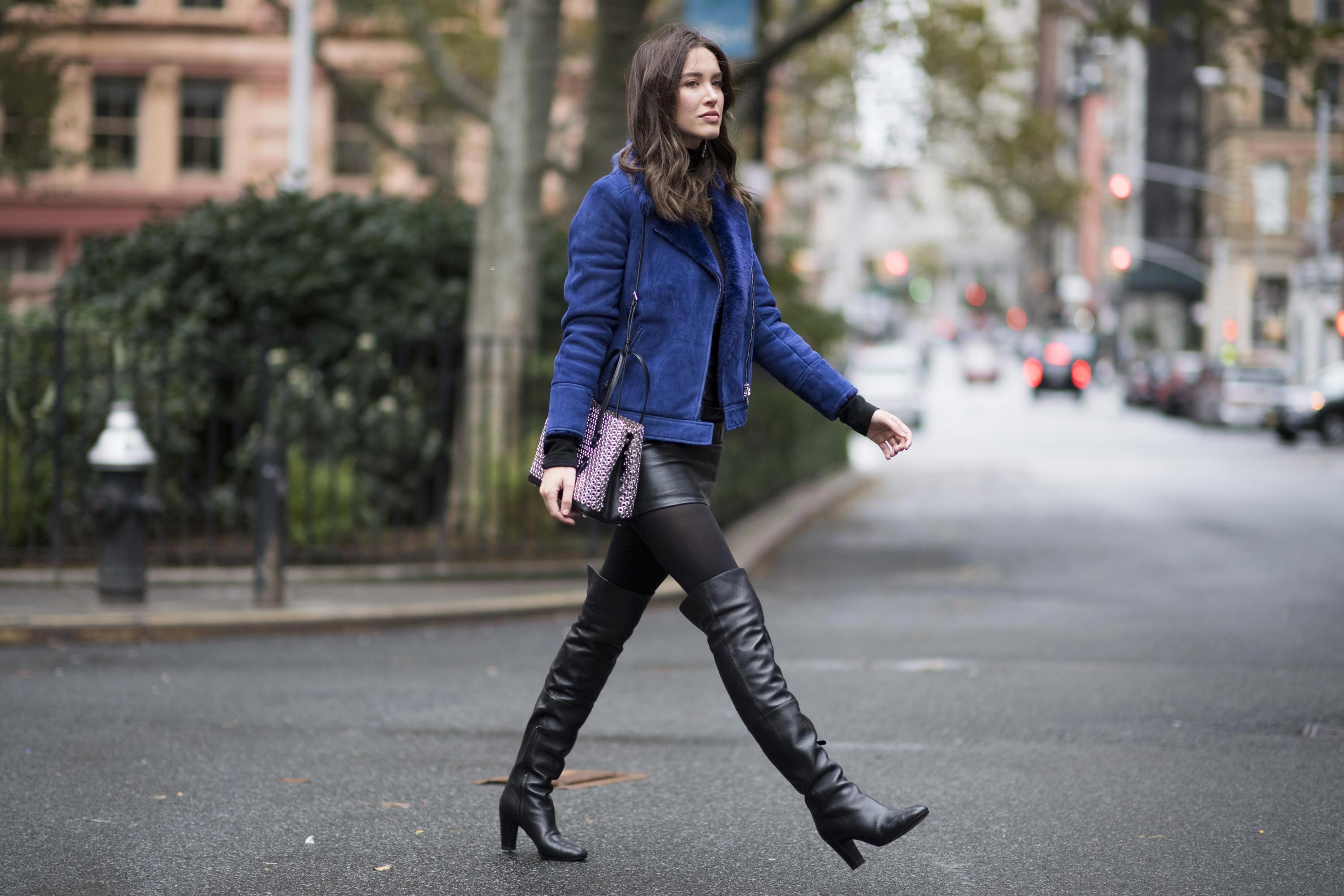 Melissa Bolono street style in the streets of Manhattan
