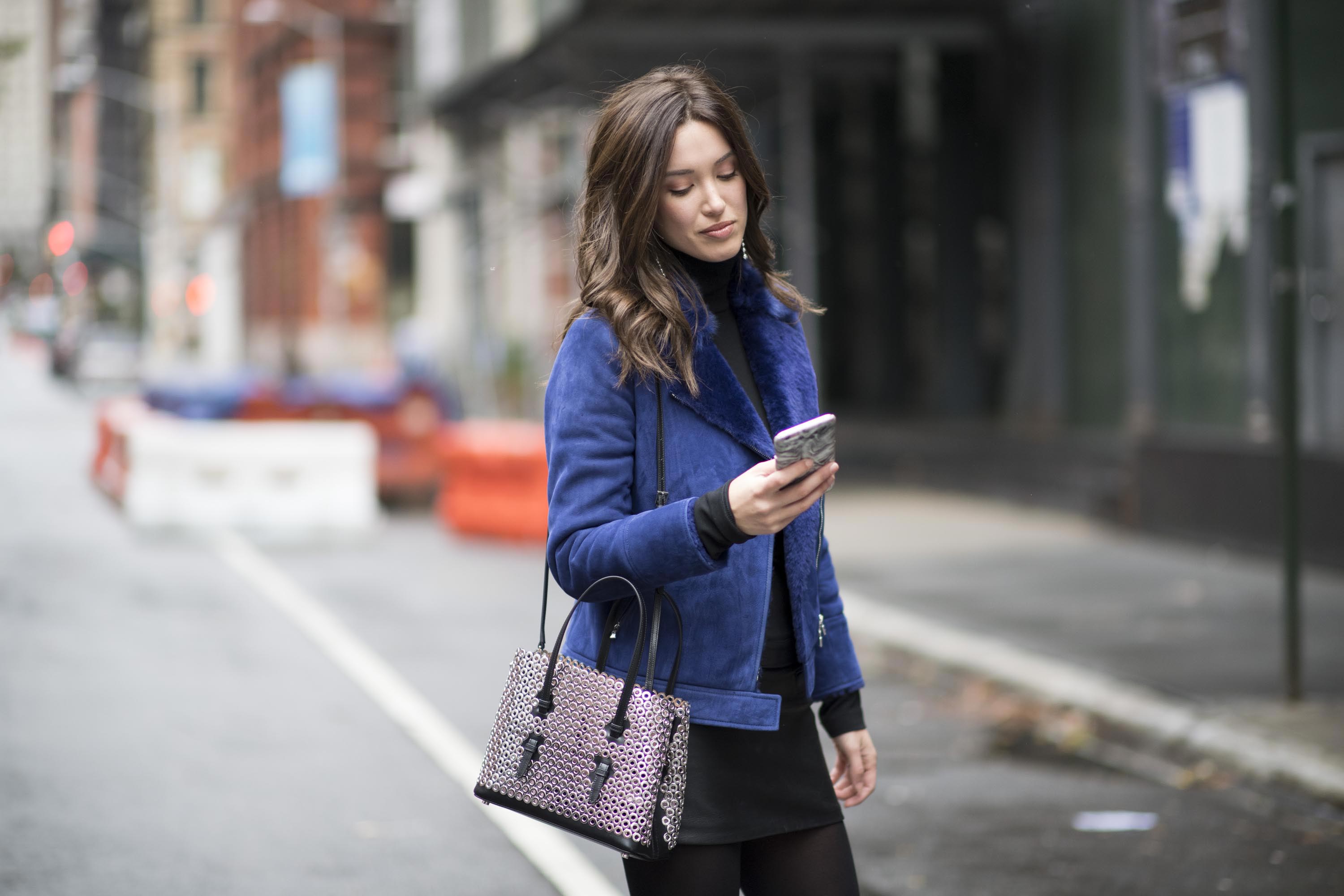 Melissa Bolono street style in the streets of Manhattan