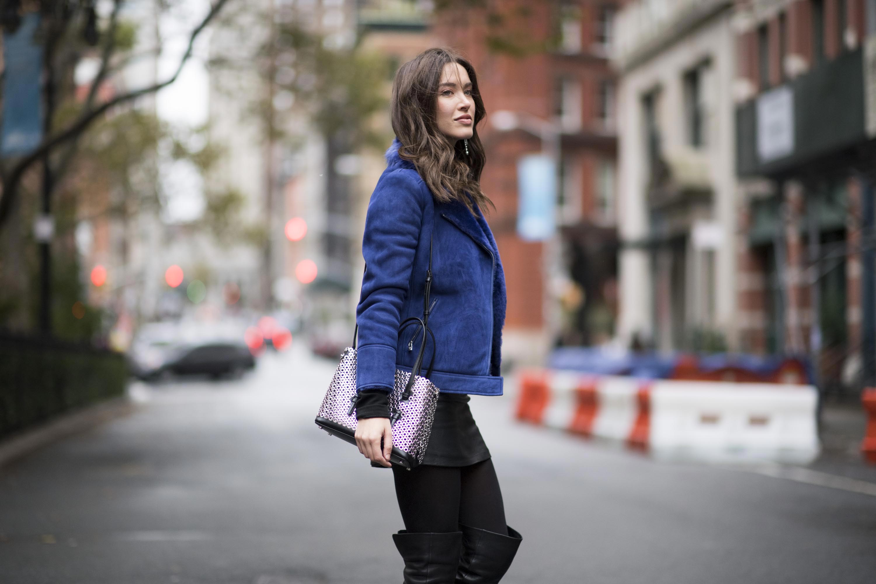 Melissa Bolono street style in the streets of Manhattan