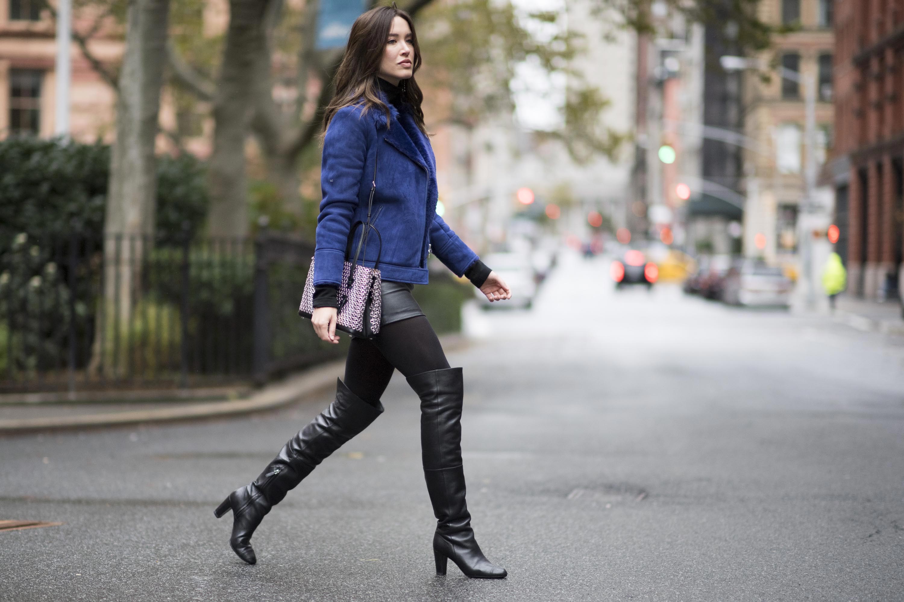 Melissa Bolono street style in the streets of Manhattan