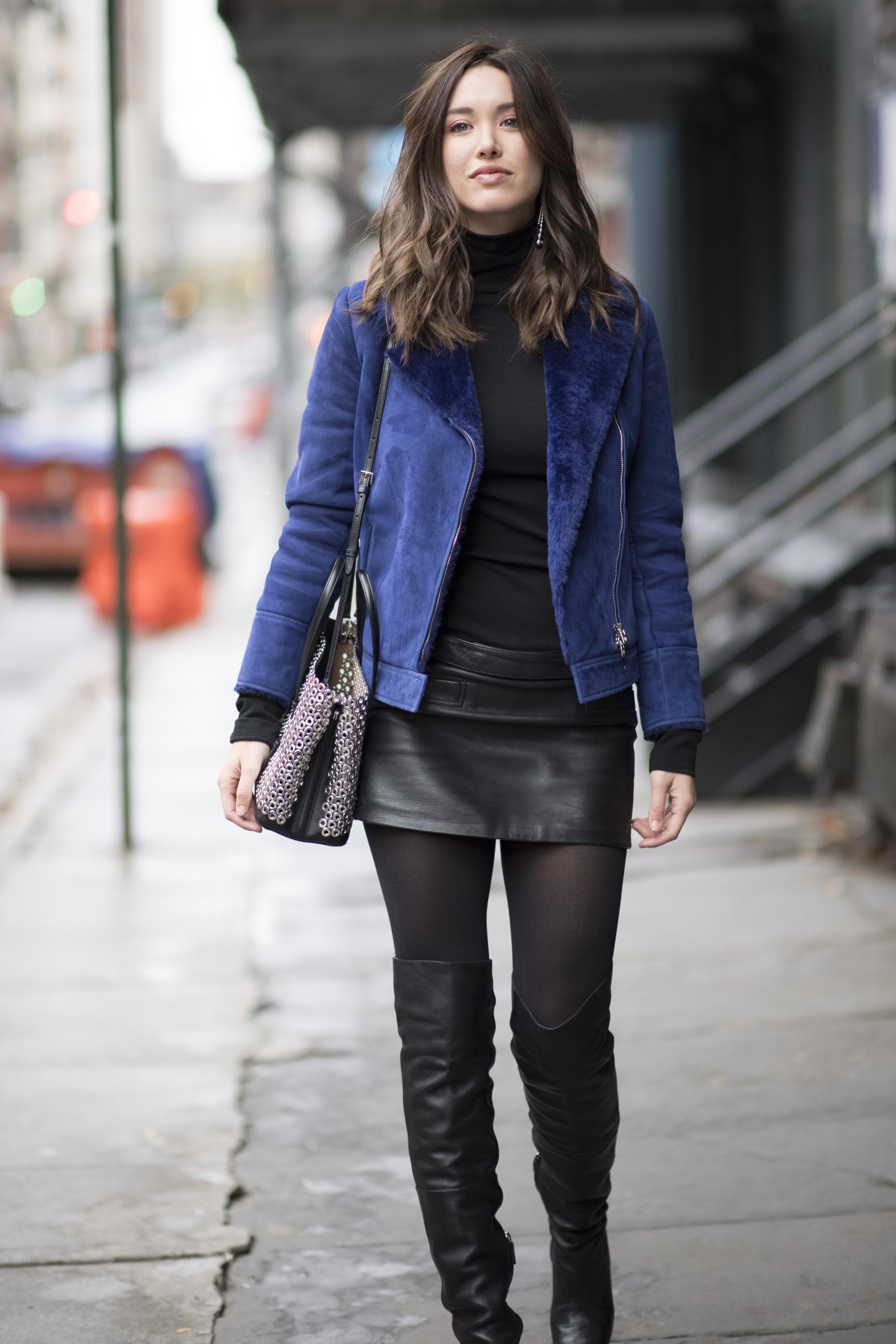 Melissa Bolono street style in the streets of Manhattan