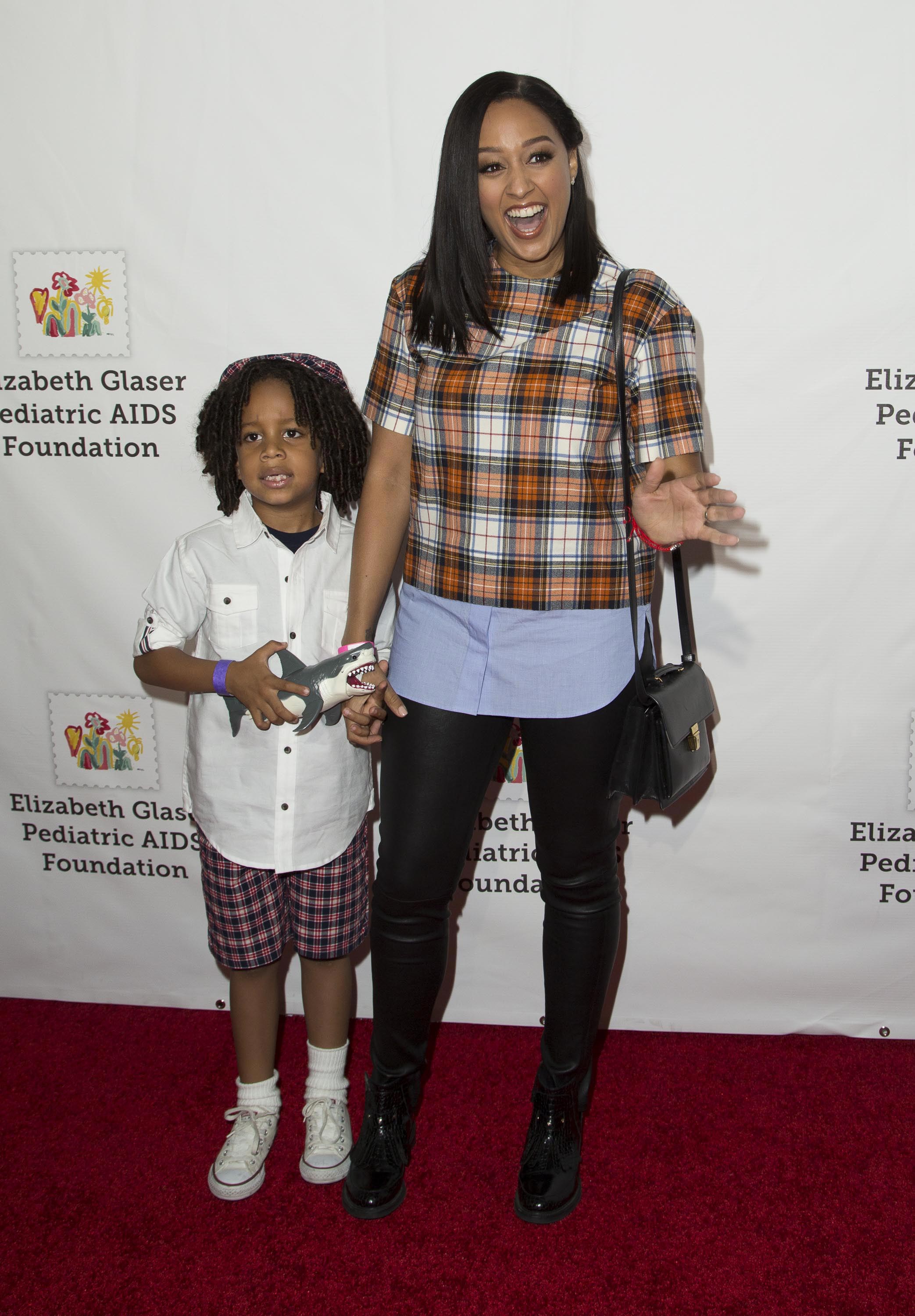 Tia Mowry attends the Elizabeth Glaser Pediatric AIDS Foundation