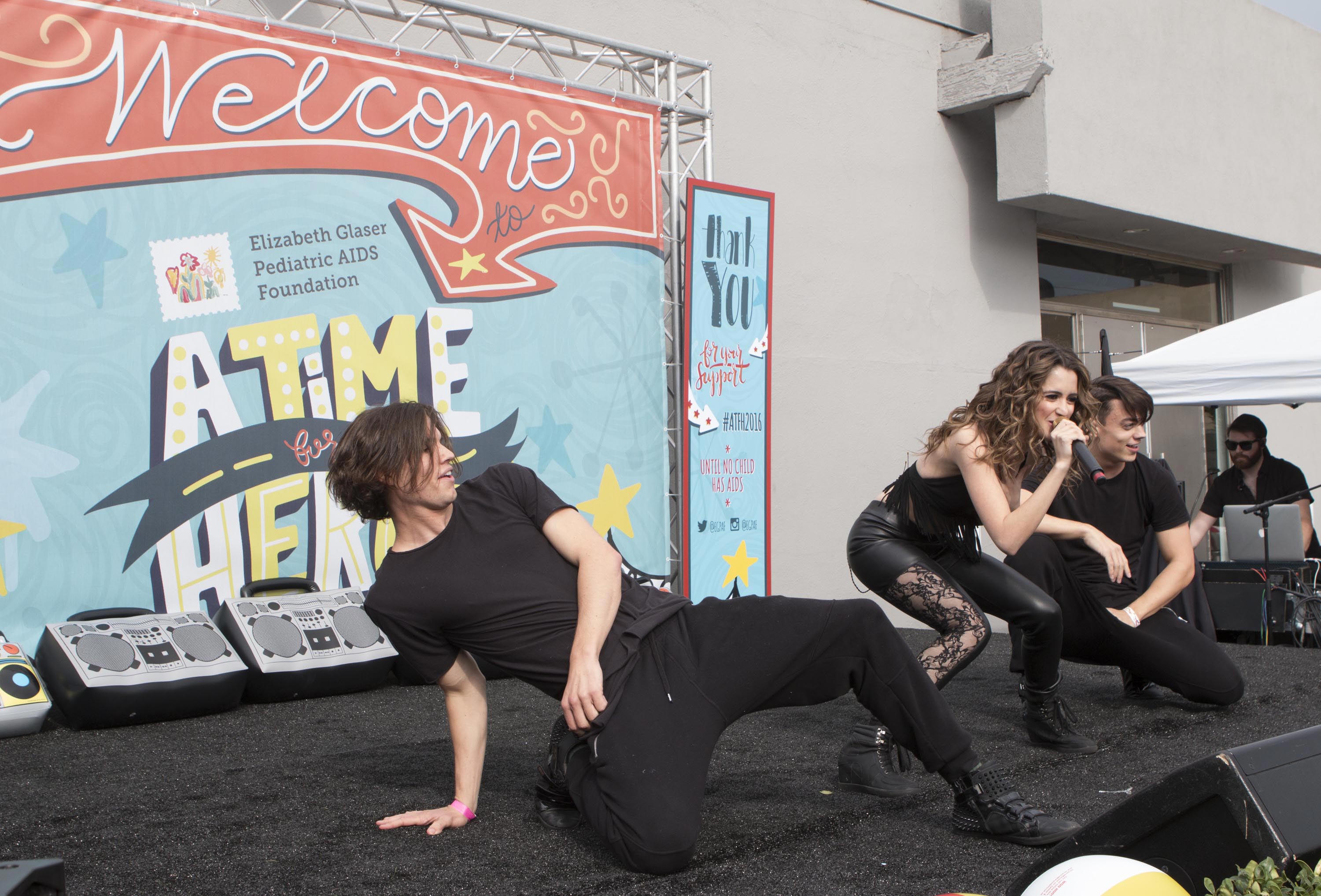 Laura Marano performs at Elizabeth Glaser Pediatric Aids Foundation A Time For Heroes festival