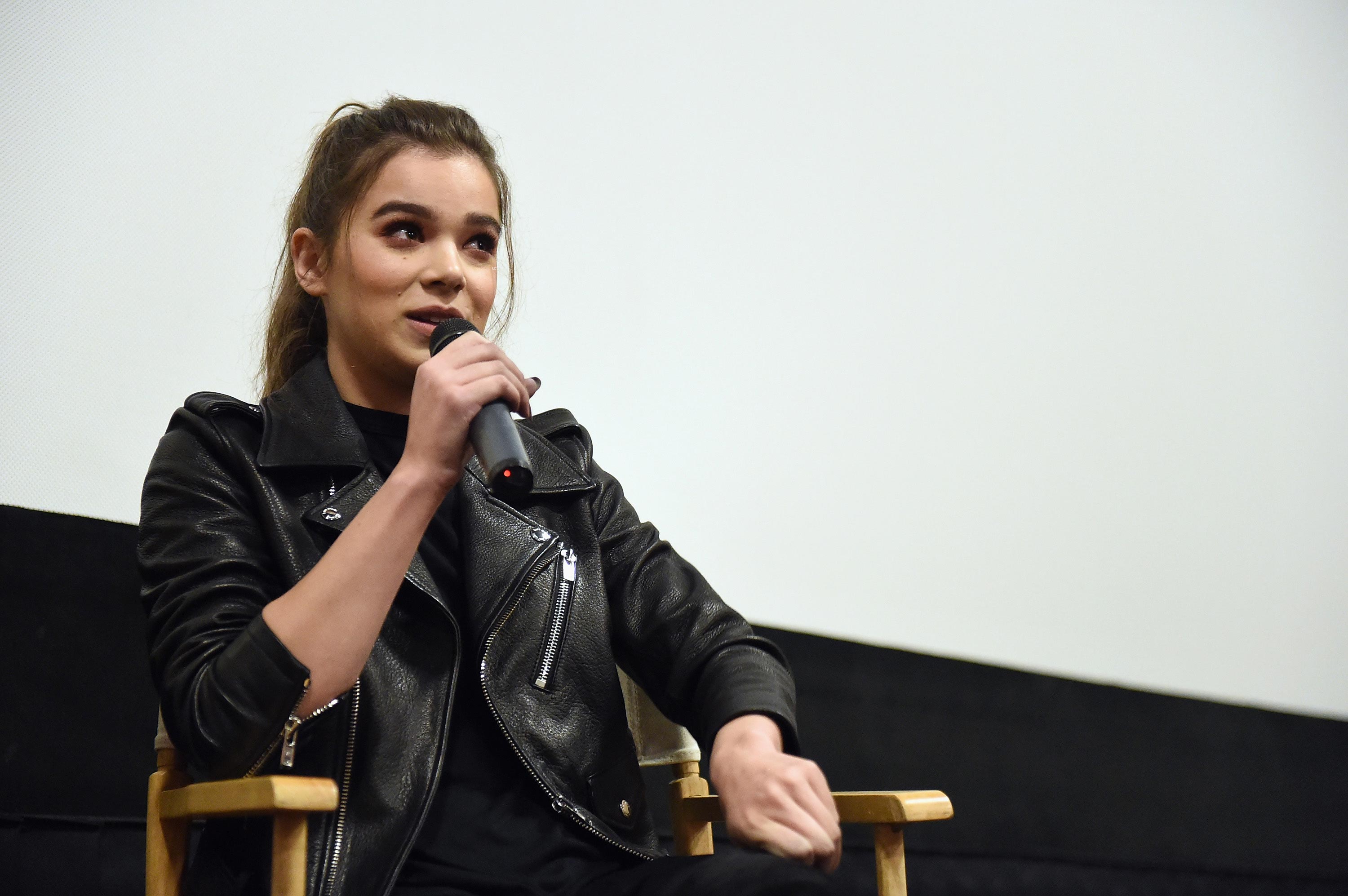 Hailee Steinfeld attends The Edge of Seventeen screening