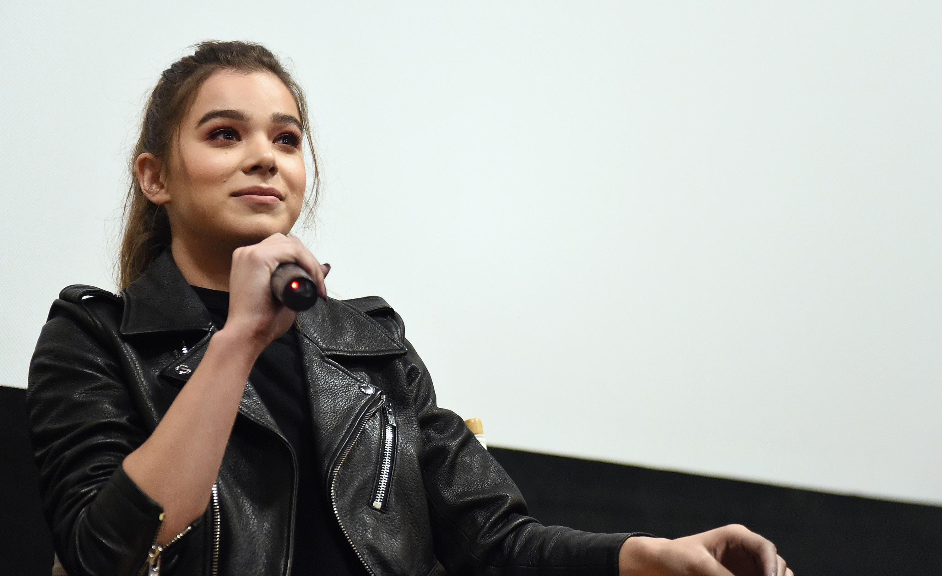 Hailee Steinfeld attends The Edge of Seventeen screening