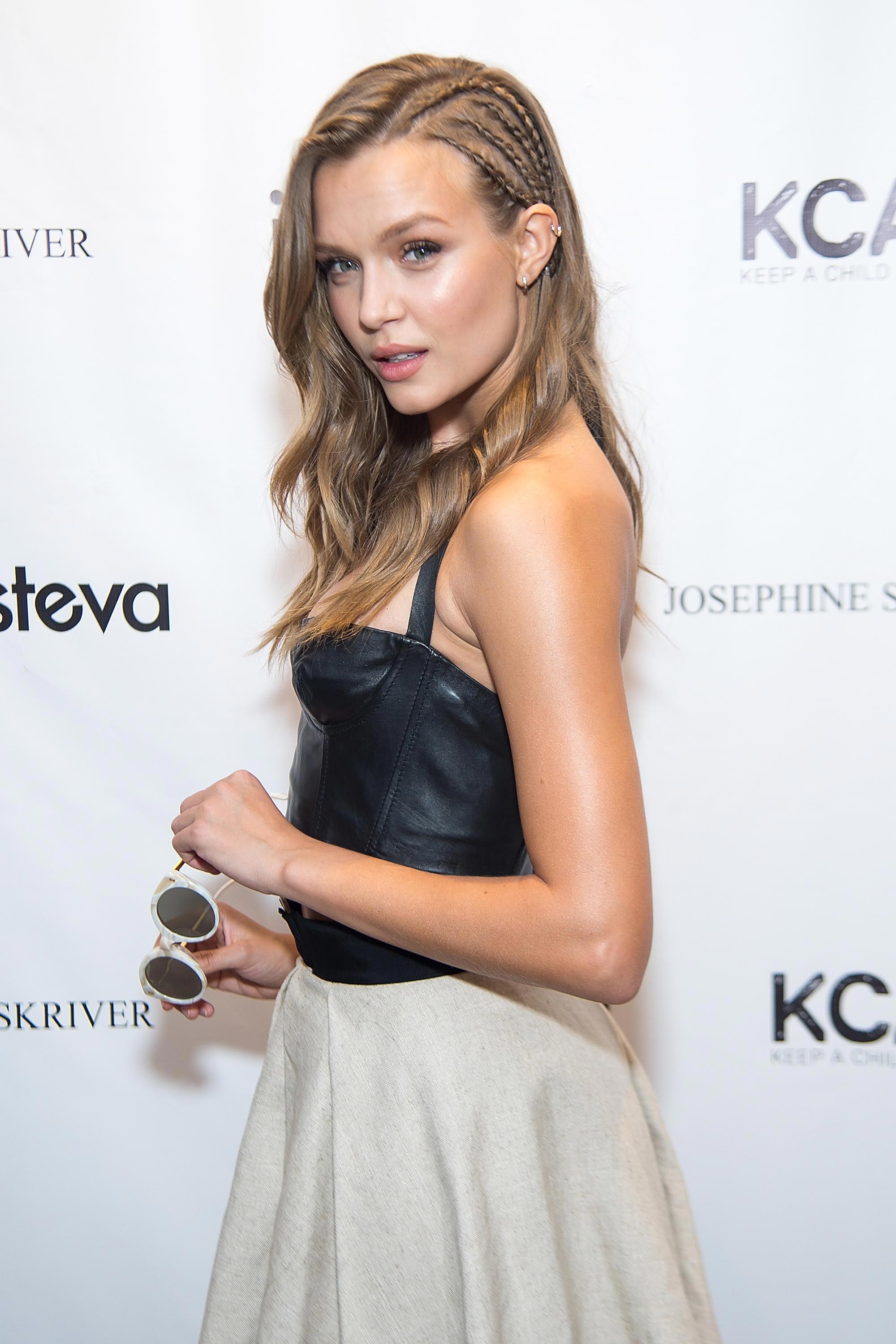 Josephine Skriver attends Josephine Skriver x Illesteva Benefiting Keep a Child Alive