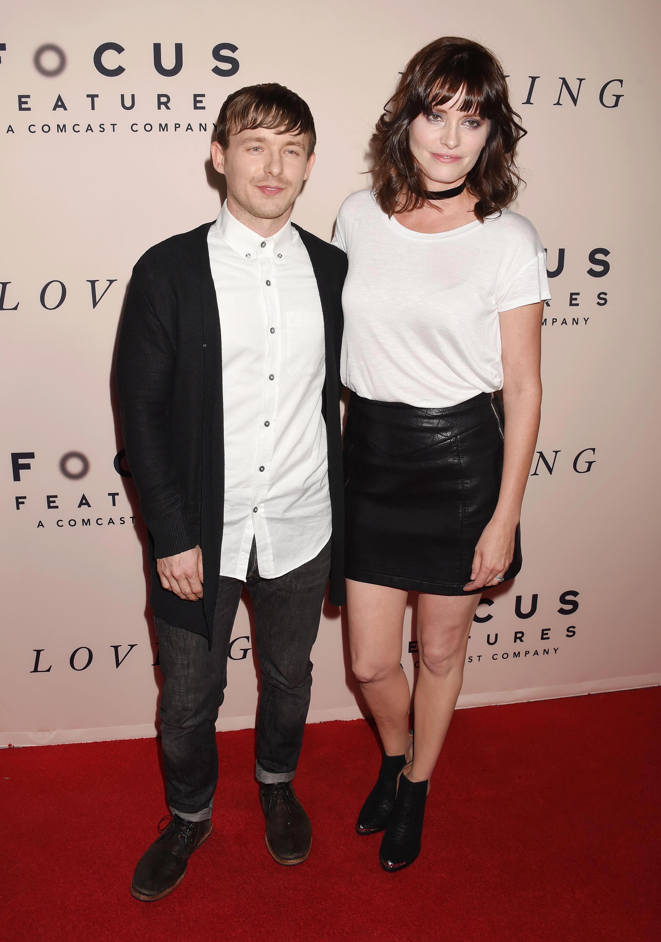 Jamie Allman attend the premiere of Loving