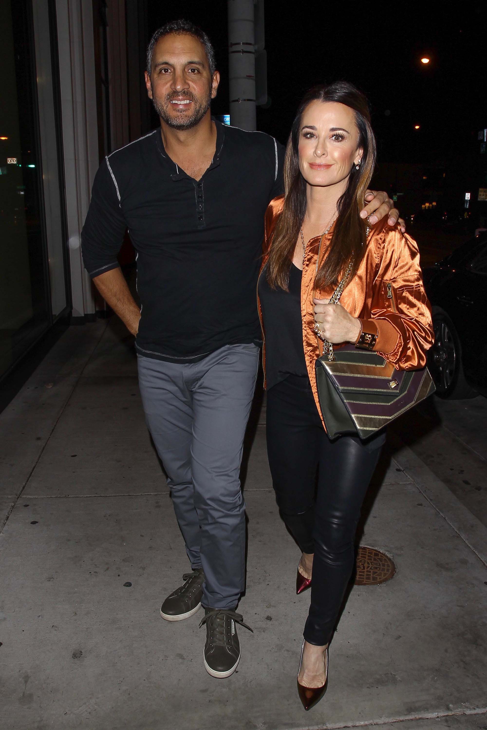 Kyle Richards seen at Catch LA restaurant