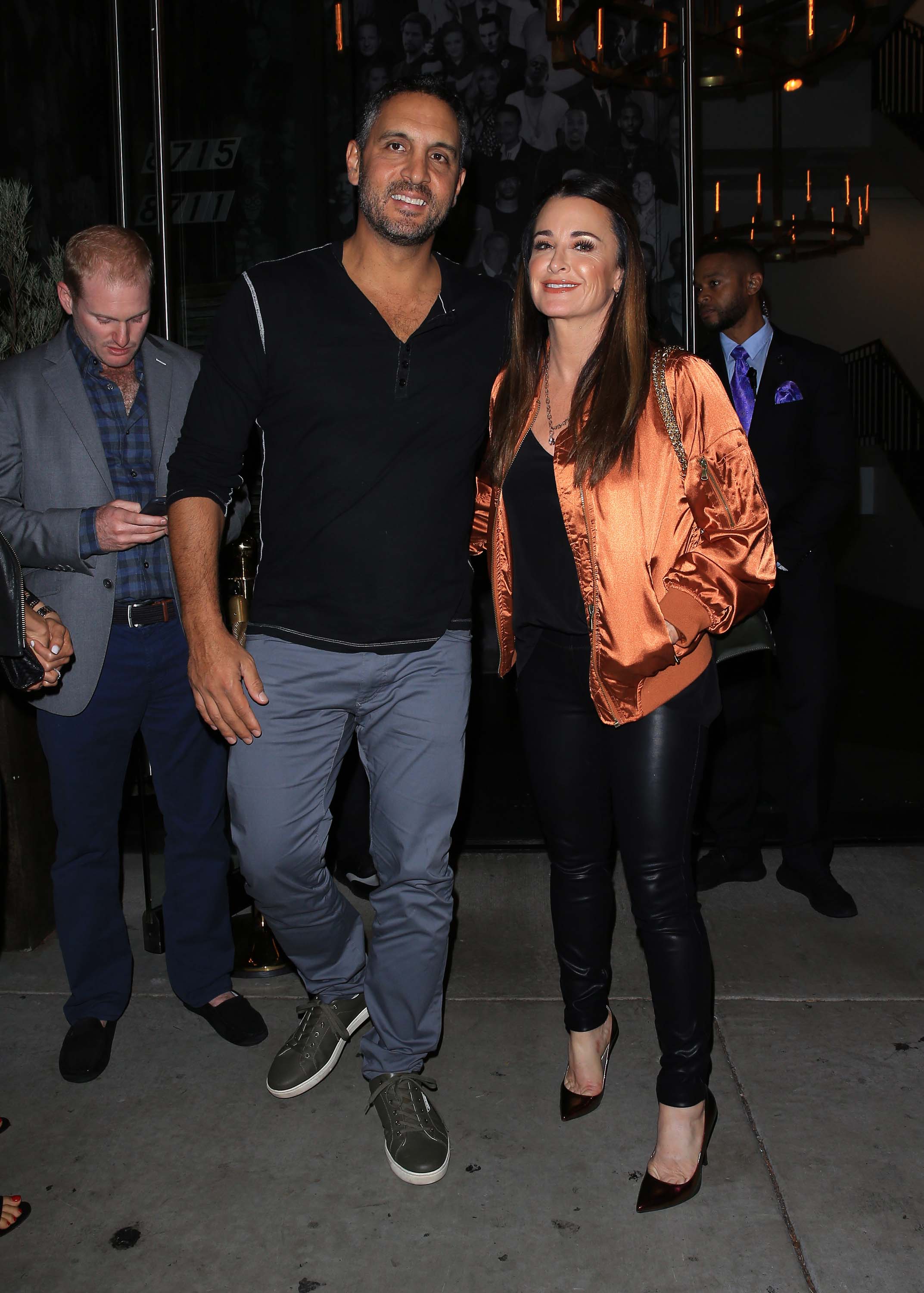 Kyle Richards seen at Catch LA restaurant