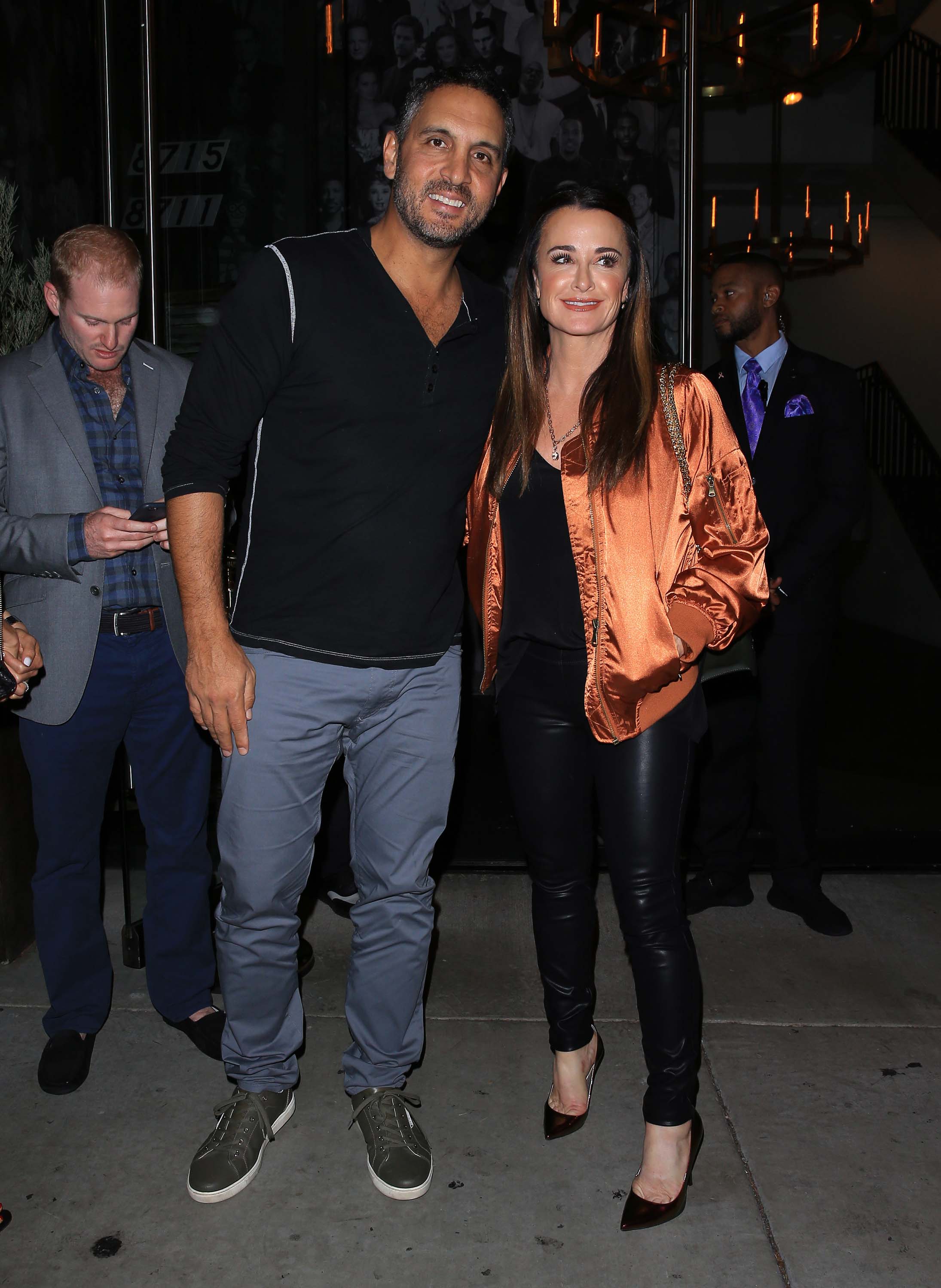 Kyle Richards seen at Catch LA restaurant