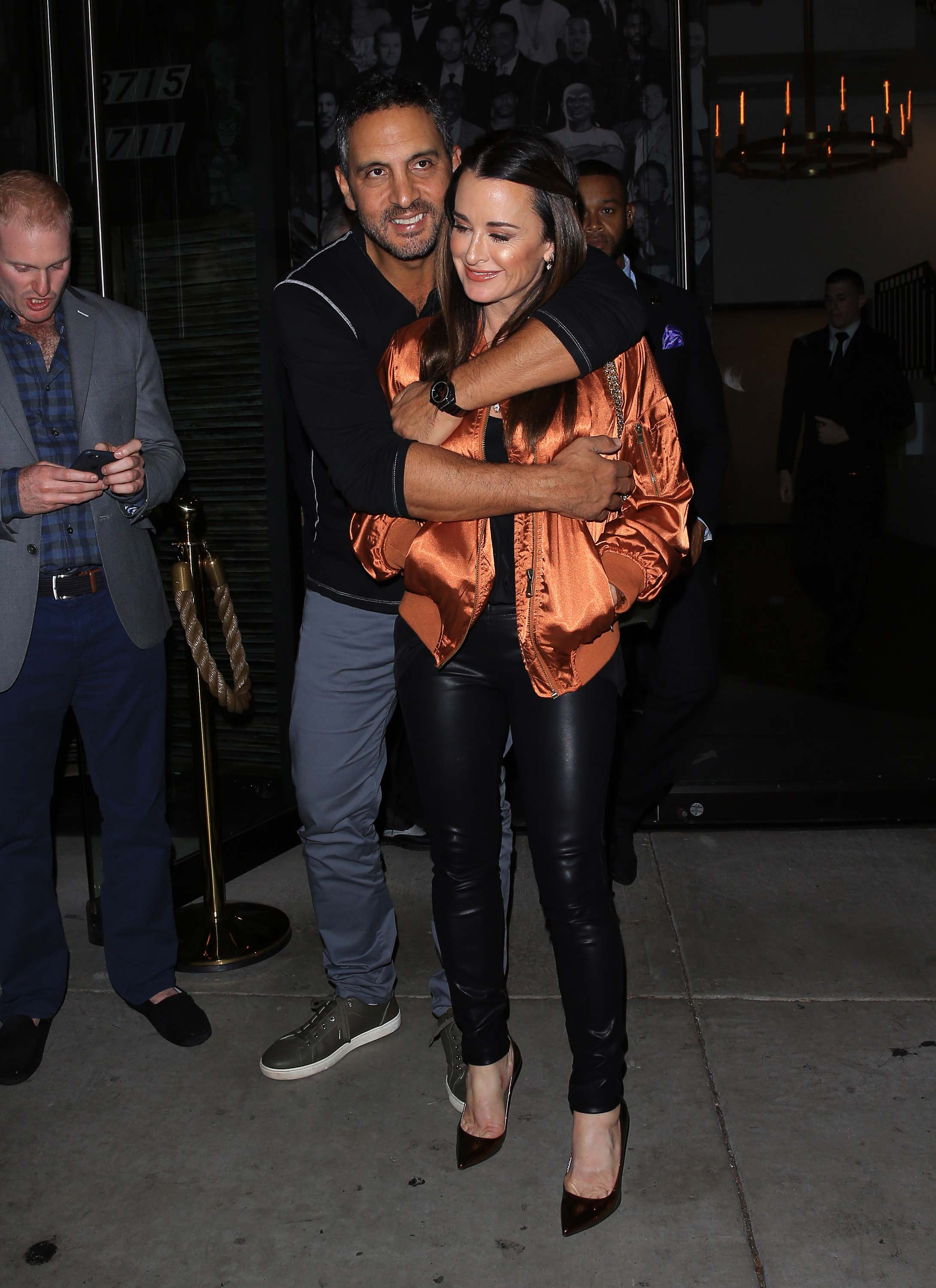 Kyle Richards seen at Catch LA restaurant