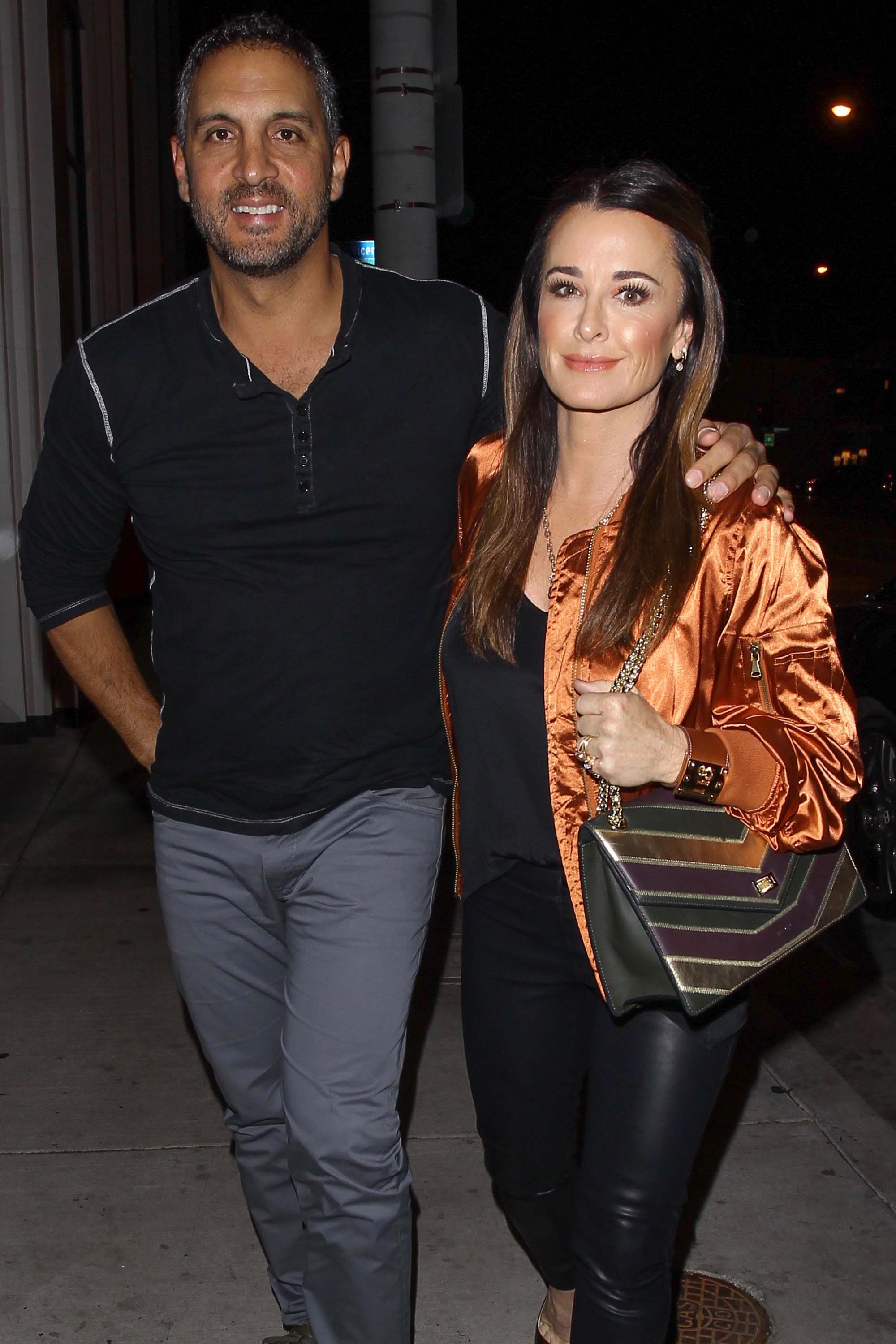 Kyle Richards seen at Catch LA restaurant