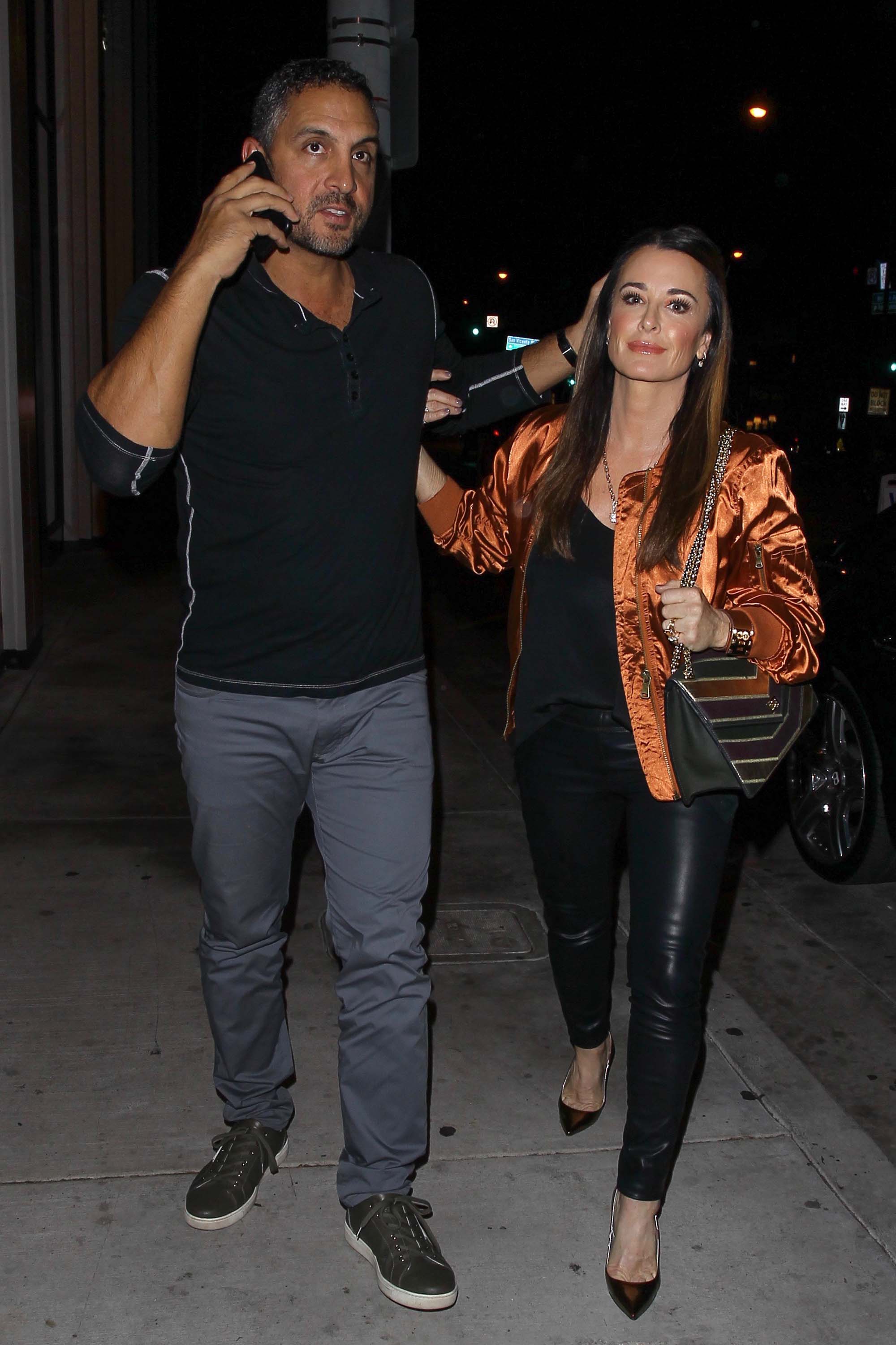 Kyle Richards seen at Catch LA restaurant