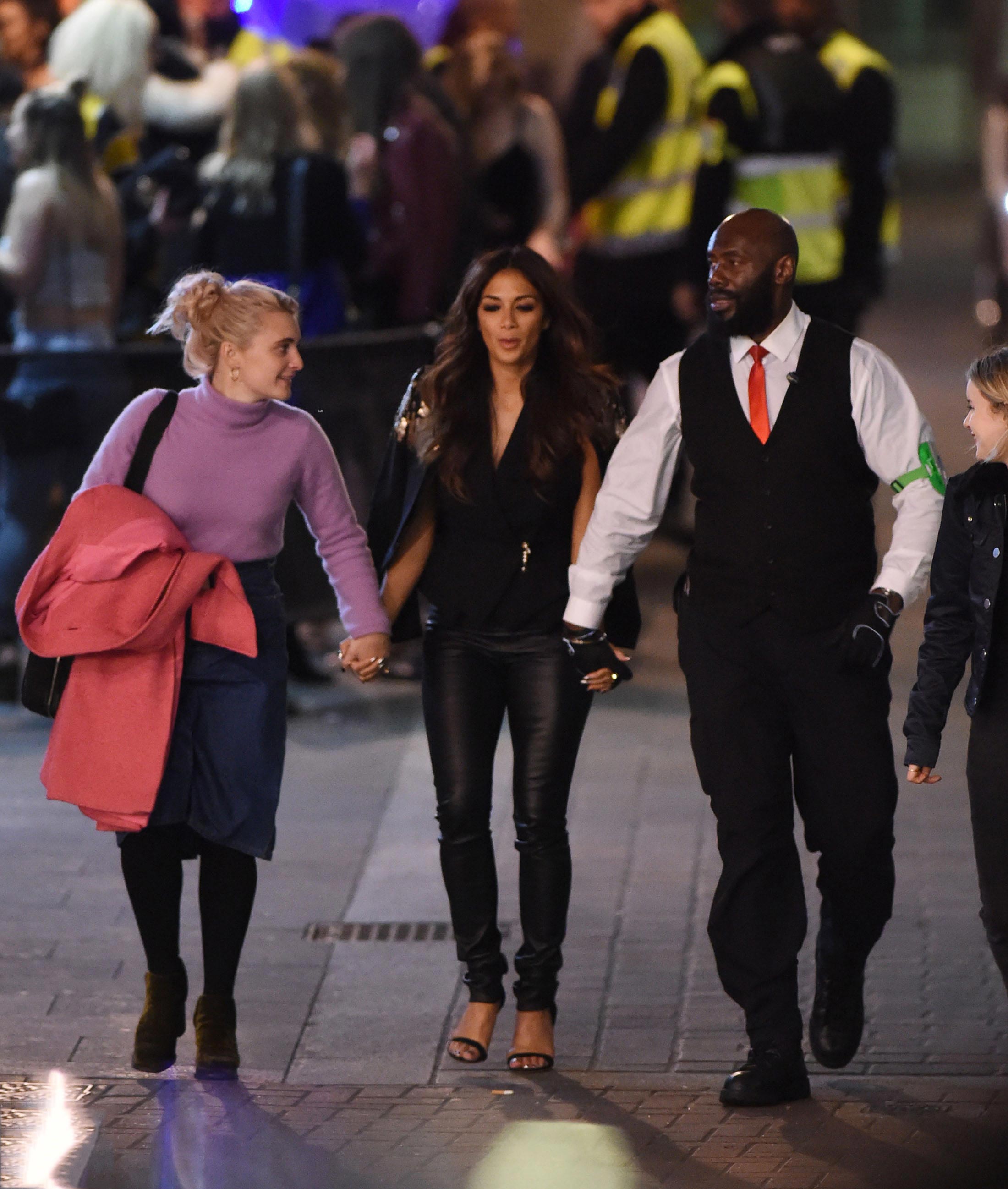 Nicole Scherzinger leaving the Wembley Arena