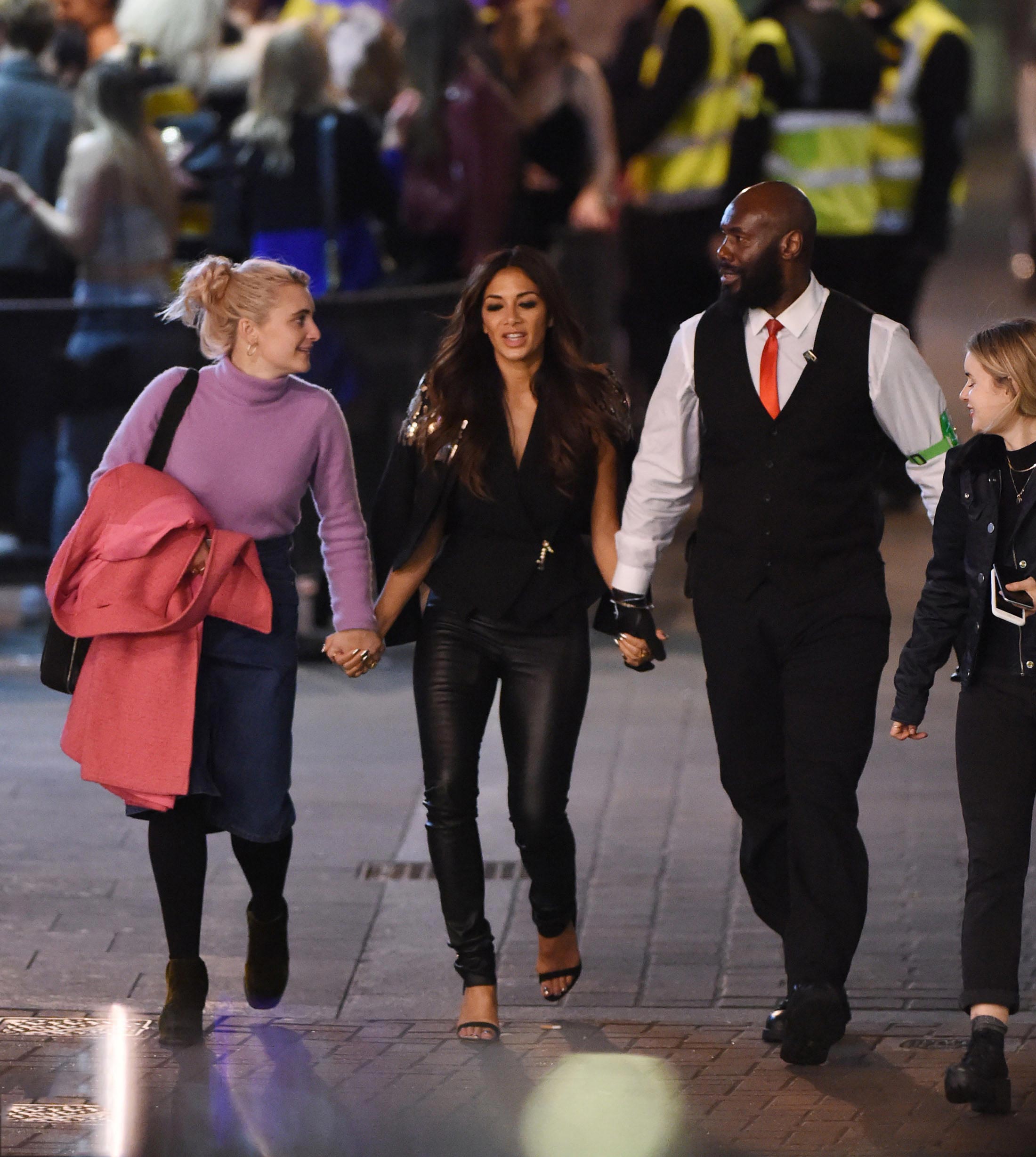 Nicole Scherzinger leaving the Wembley Arena