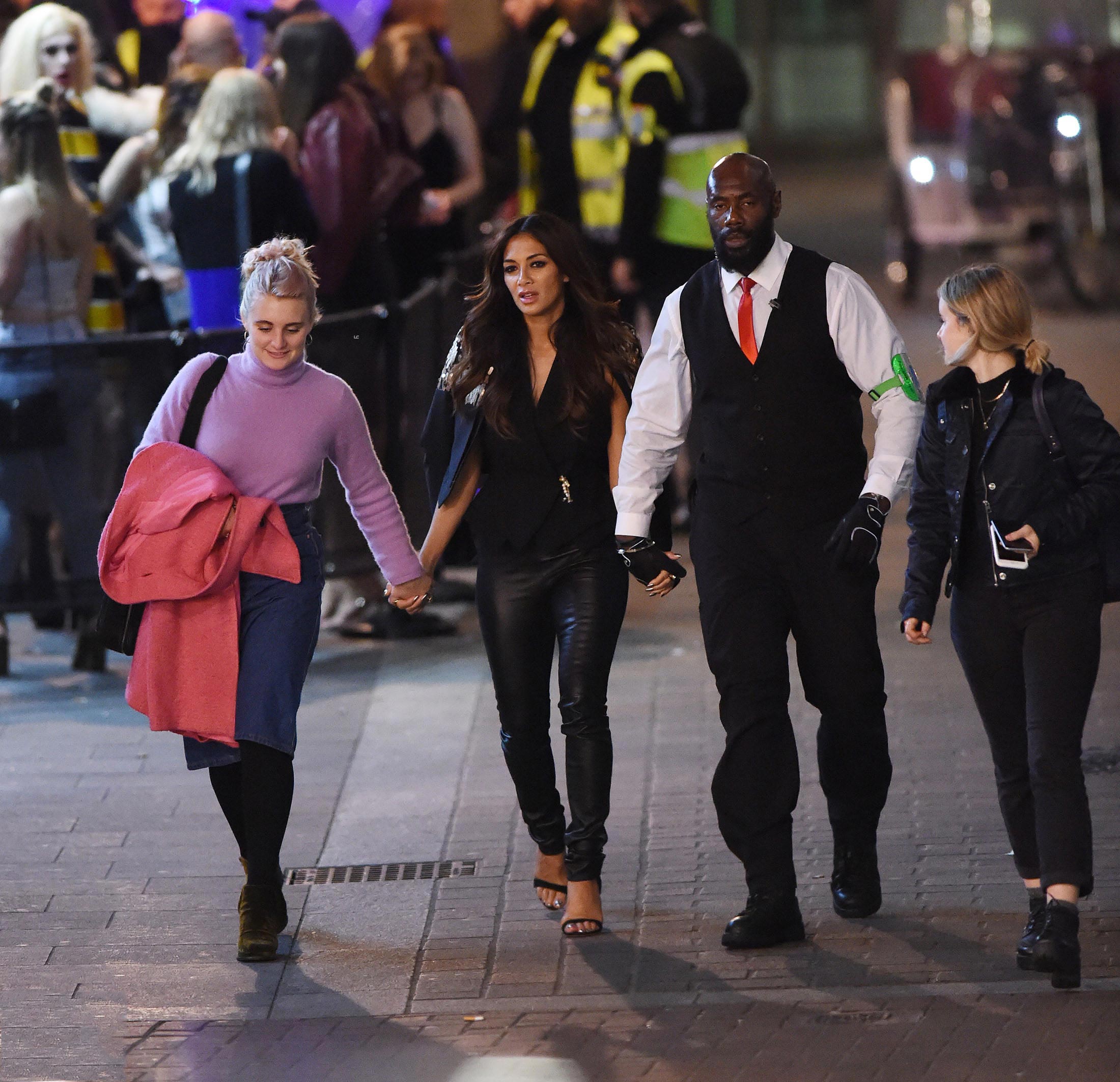 Nicole Scherzinger leaving the Wembley Arena
