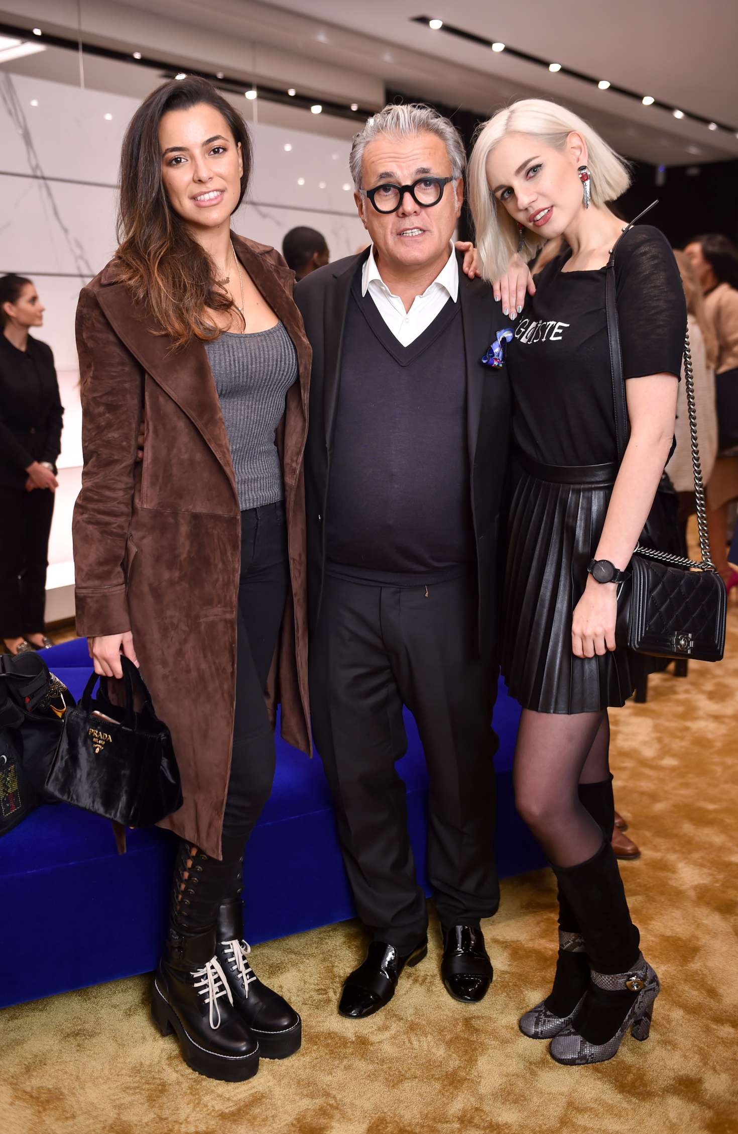 Nikita Endrianova attends Giuseppe Zanotti Design Flagship Store Opening