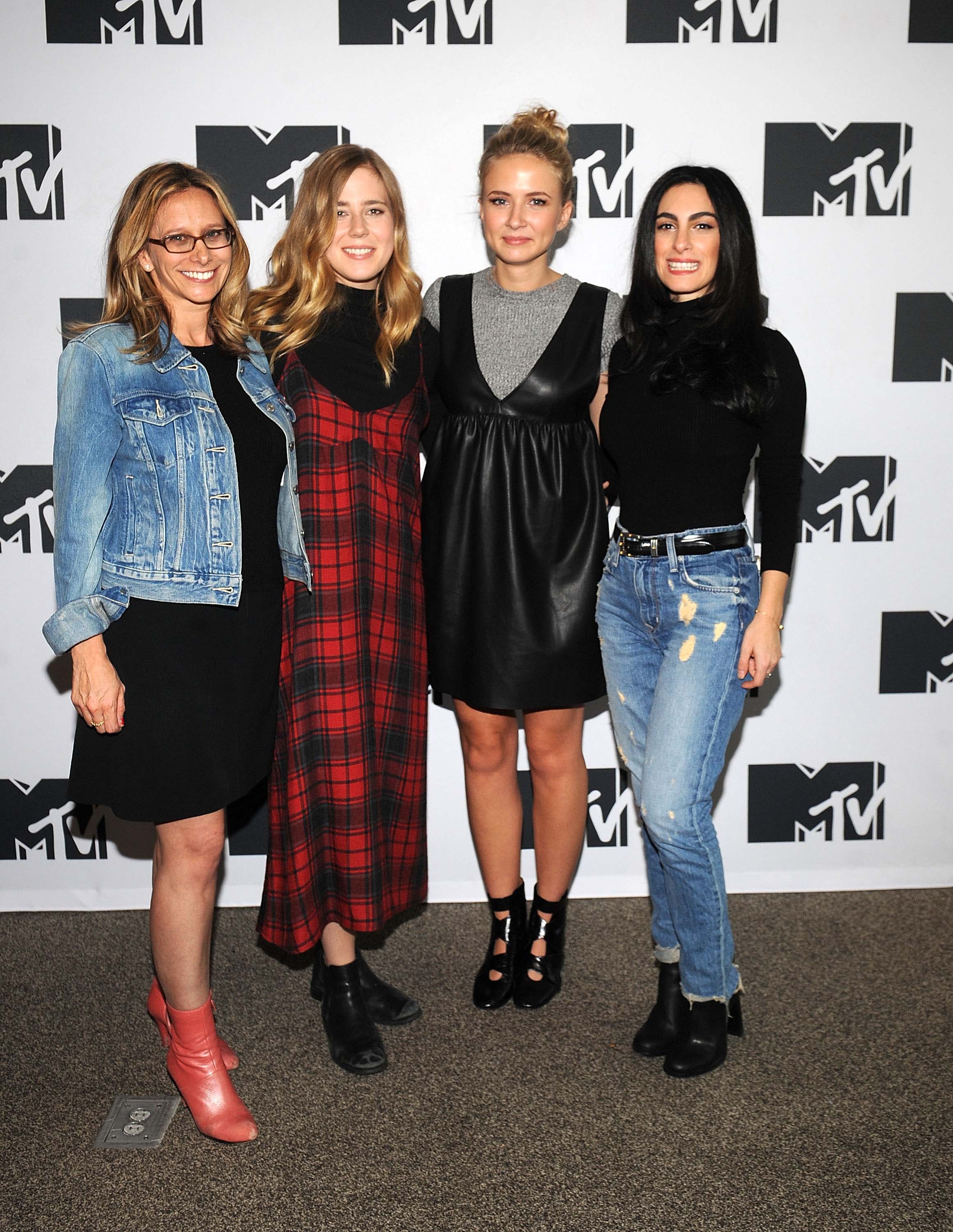 Eliza Bennett attends the MTV Press Junket