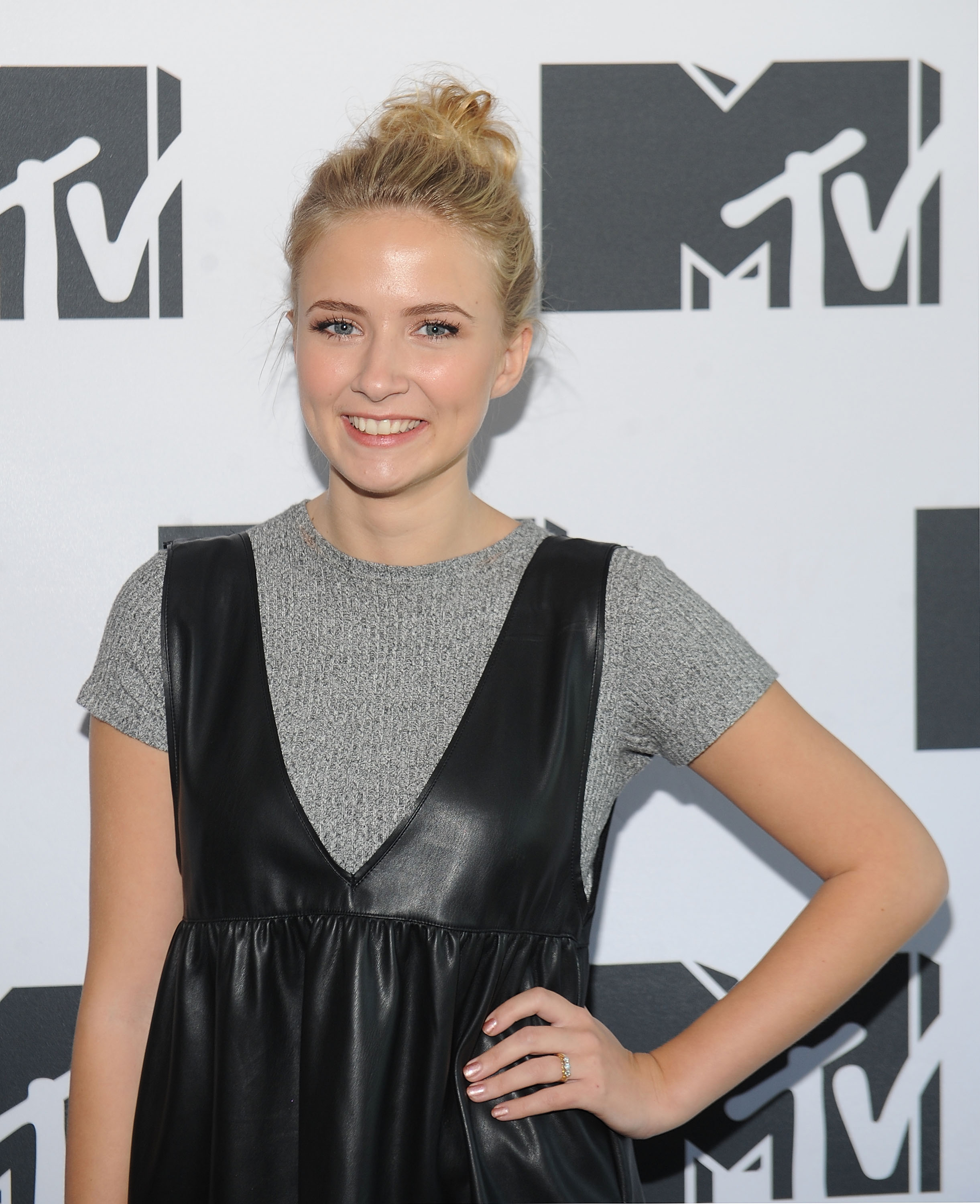Eliza Bennett attends the MTV Press Junket