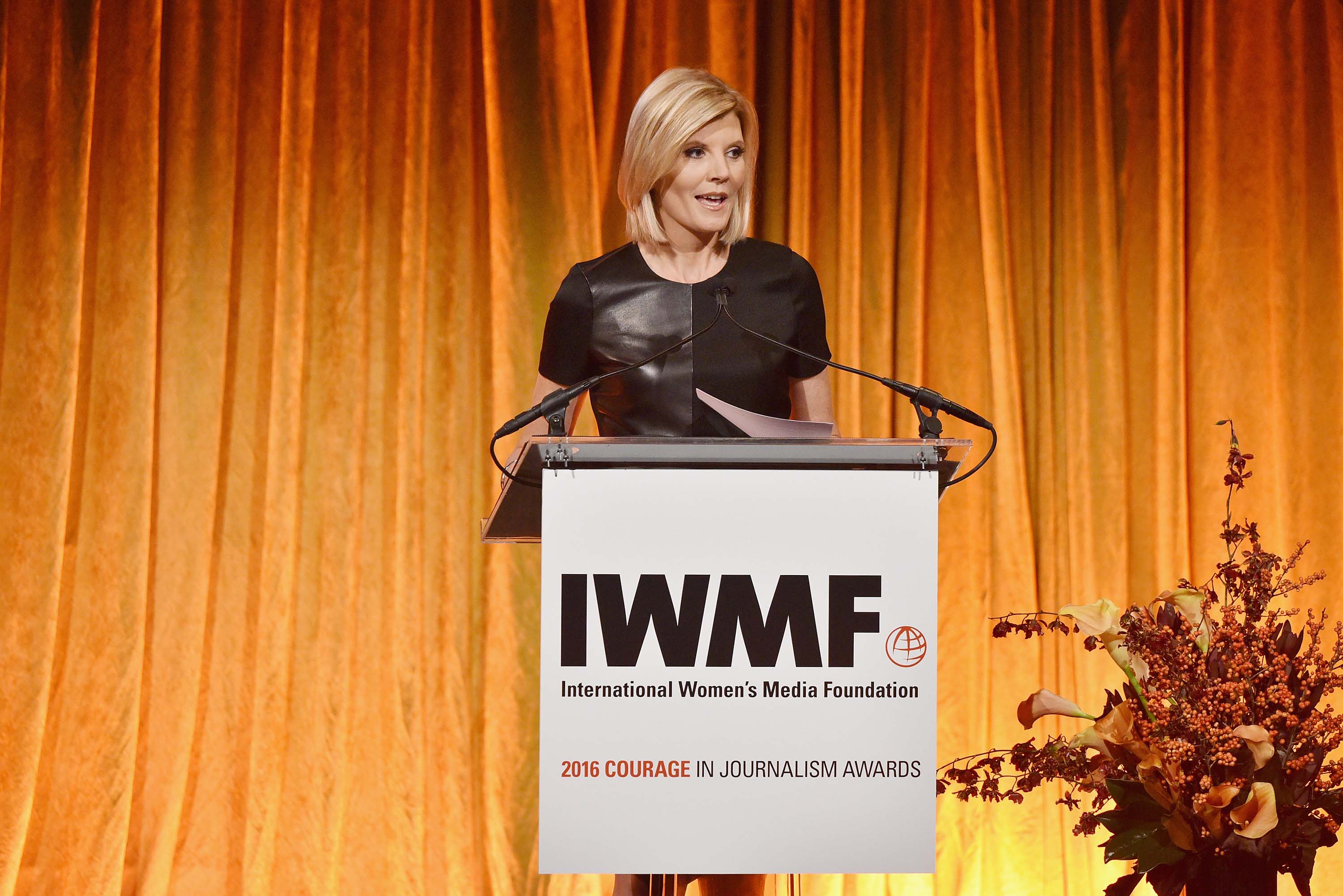 Kate Snow attends the International Women’s Media Foundation