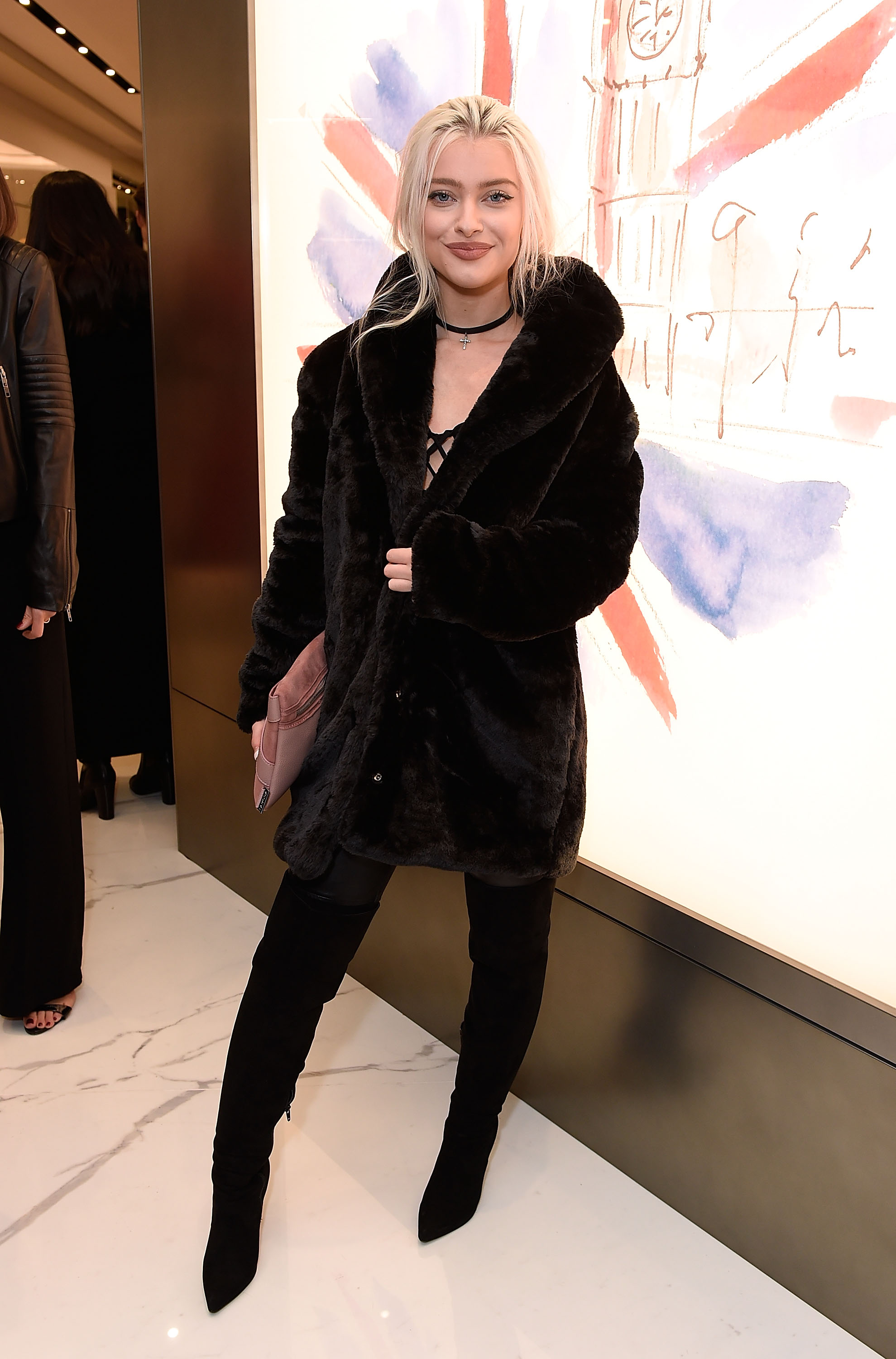 Alice Chater attends the Giuseppe Zanotti London flagship store launch