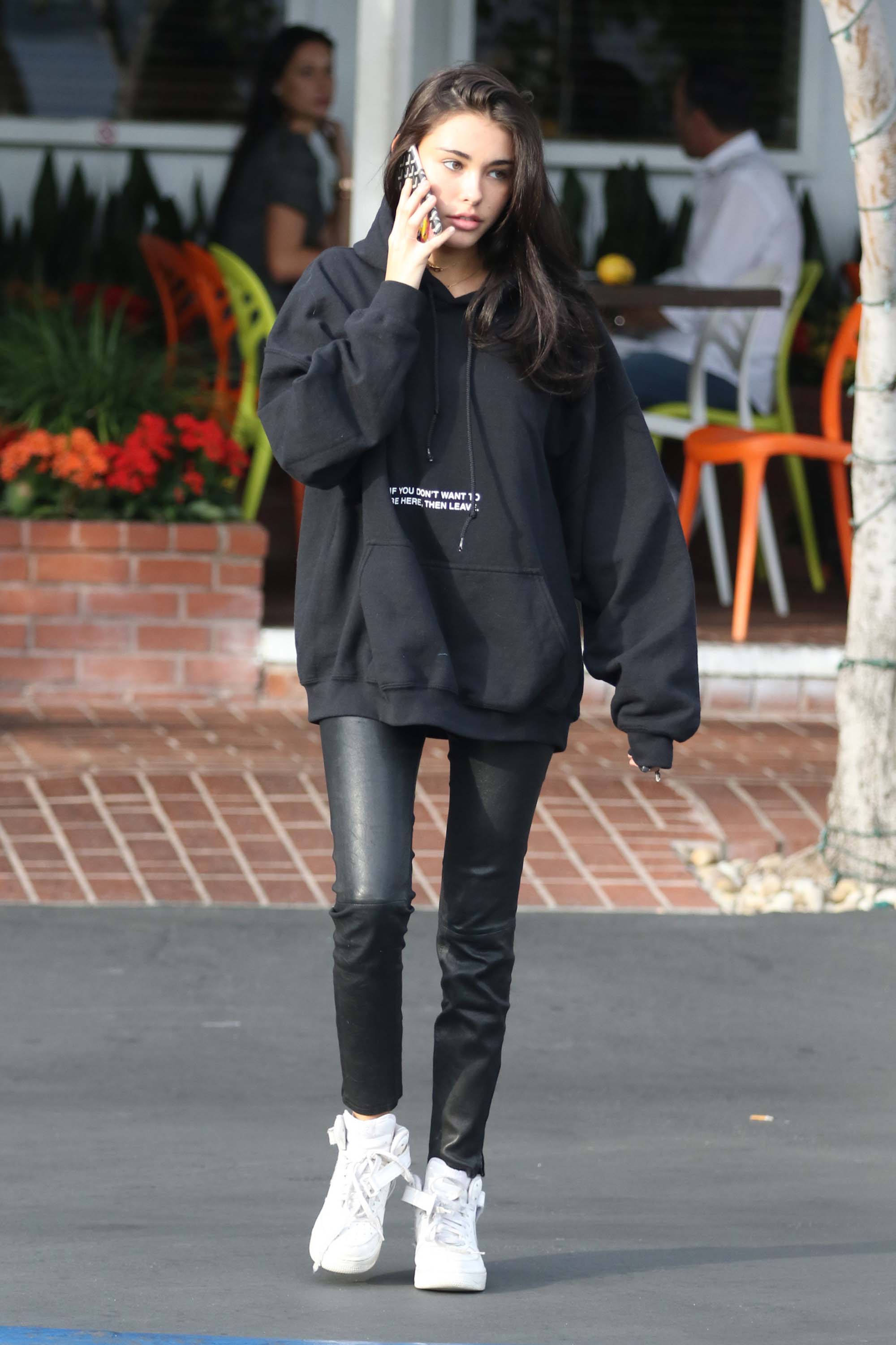 Madison Beer leaving Fred Segal