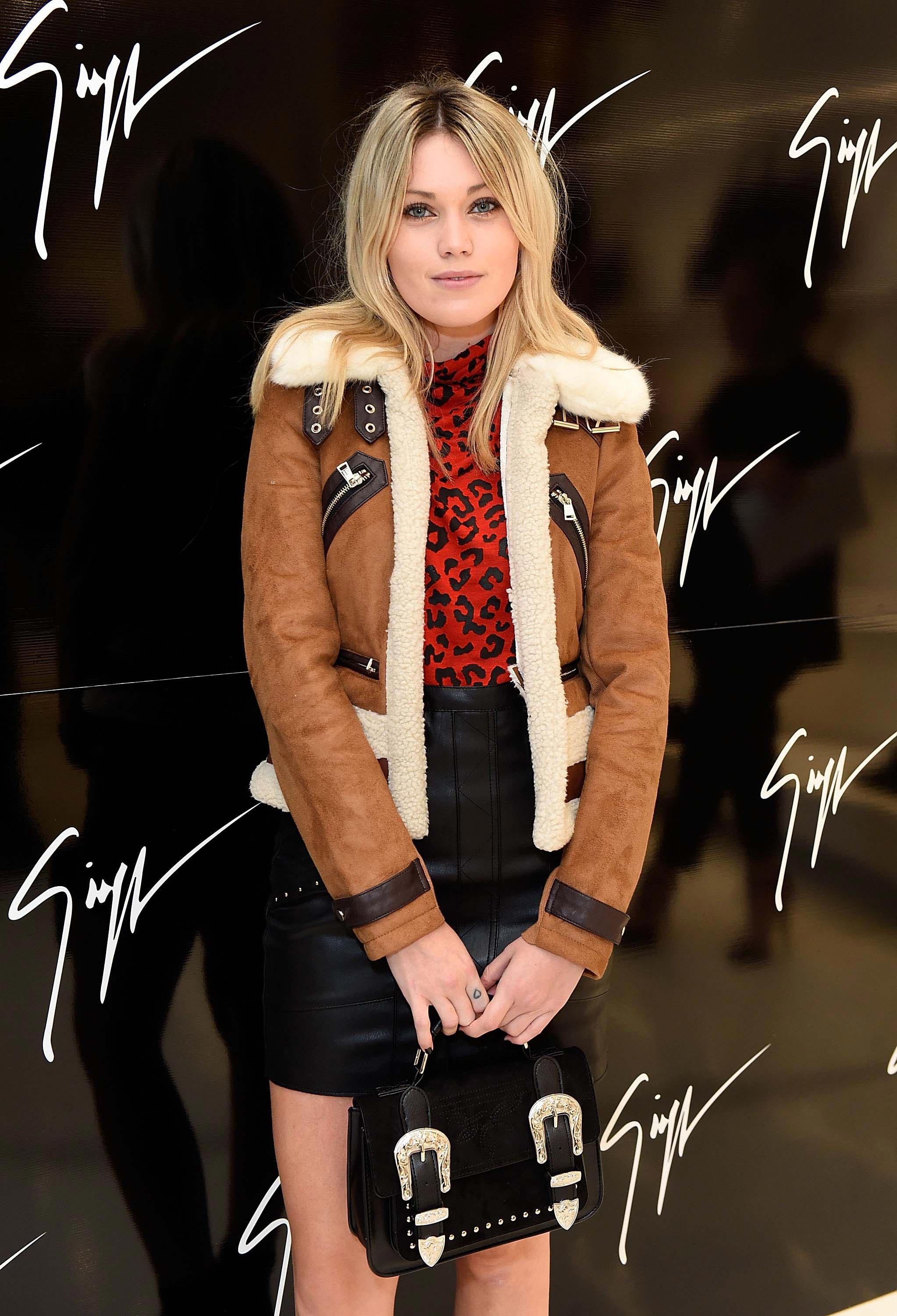 Kara Rose Marshall attends the Giuseppe Zanotti London flagship store launch