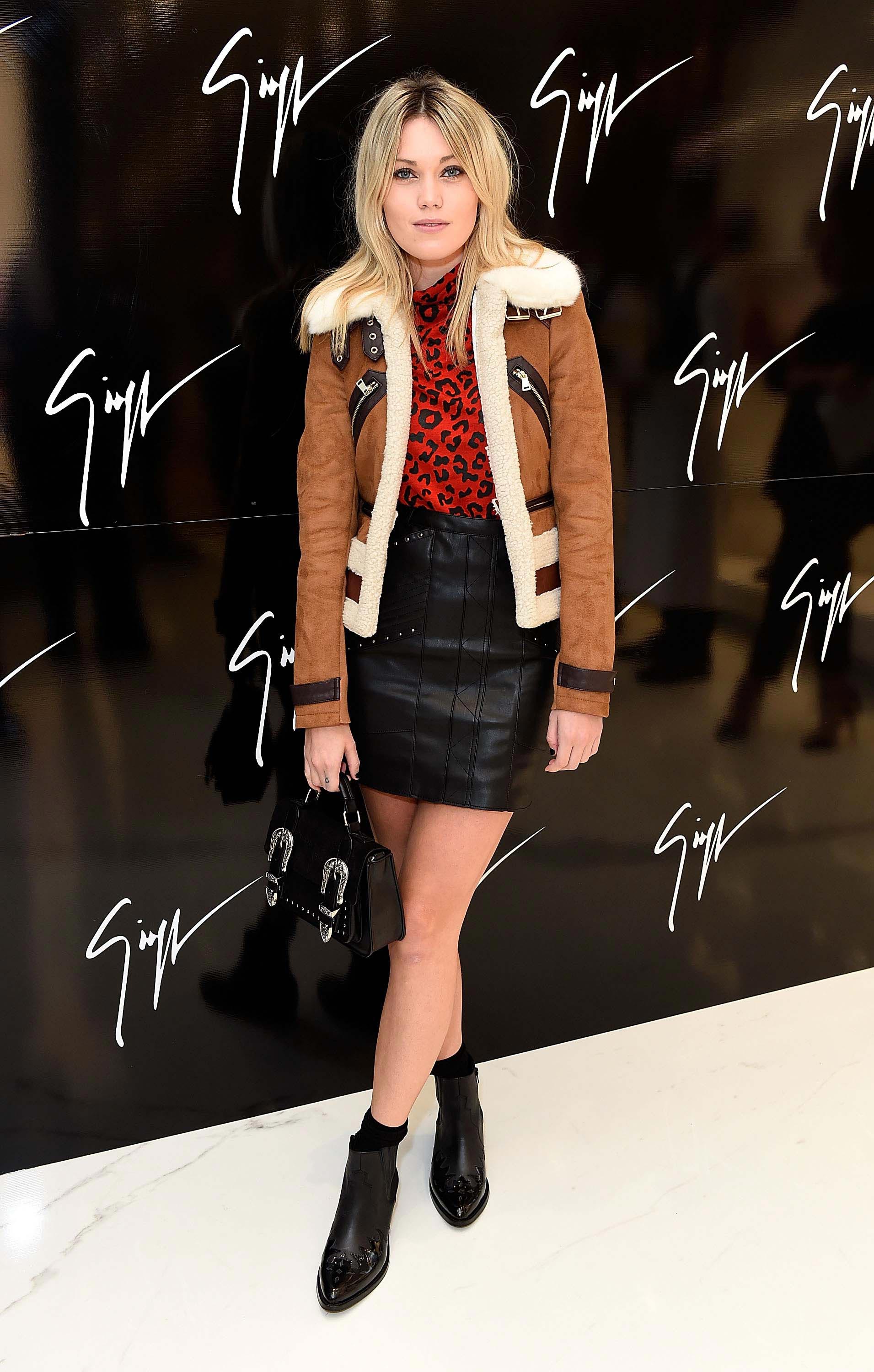 Kara Rose Marshall attends the Giuseppe Zanotti London flagship store launch