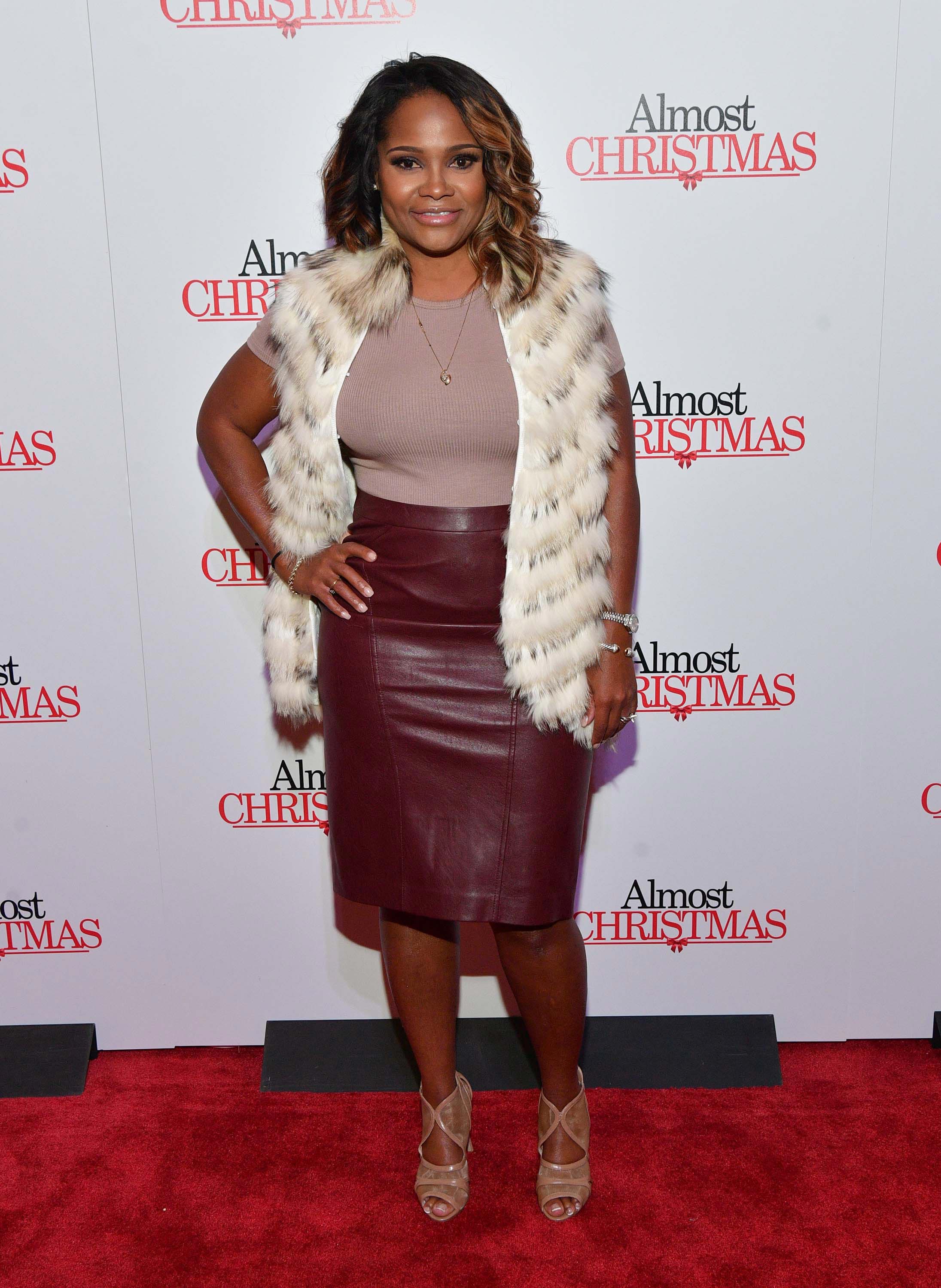 Heavenly Kimes attends Almost Christmas Atlanta screening