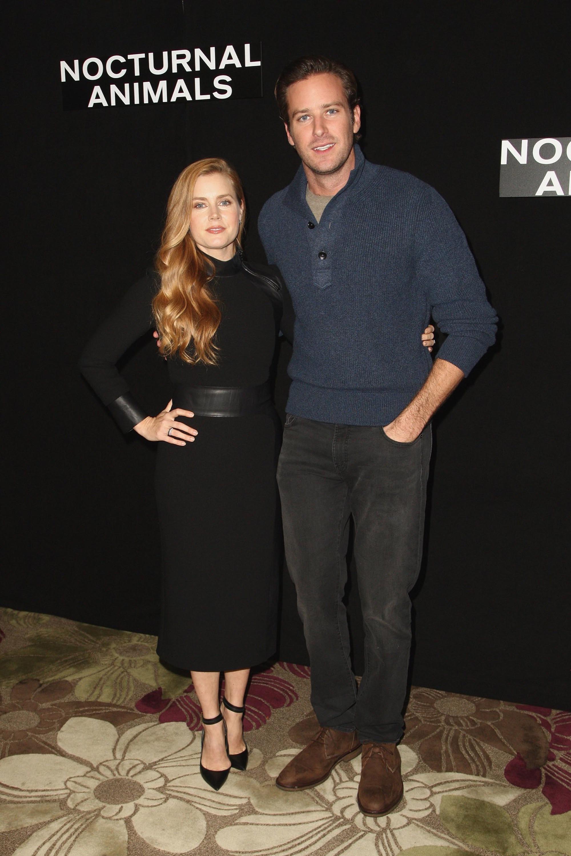 Amy Adams attends Nocturnal Animals Photocall