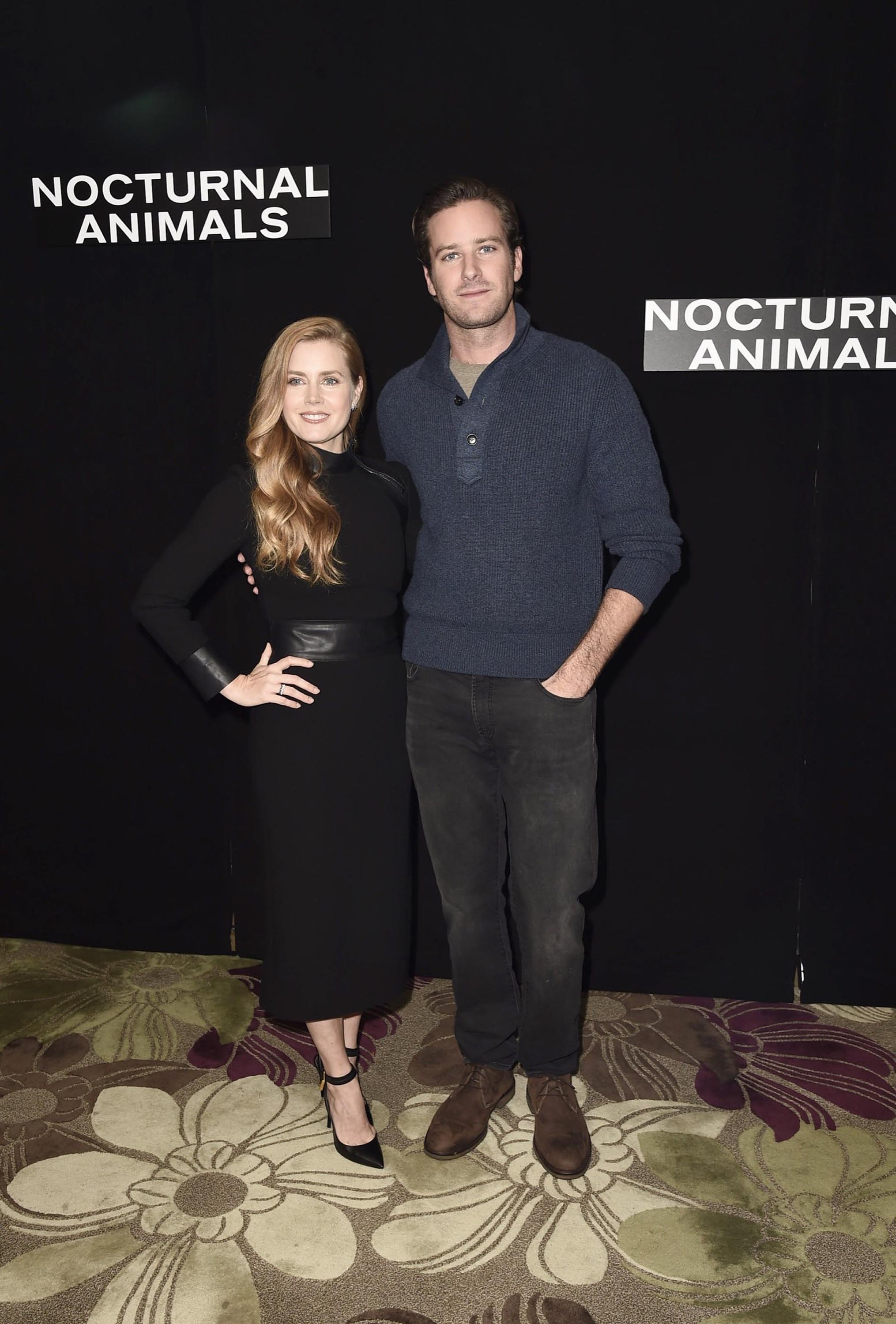 Amy Adams attends Nocturnal Animals Photocall