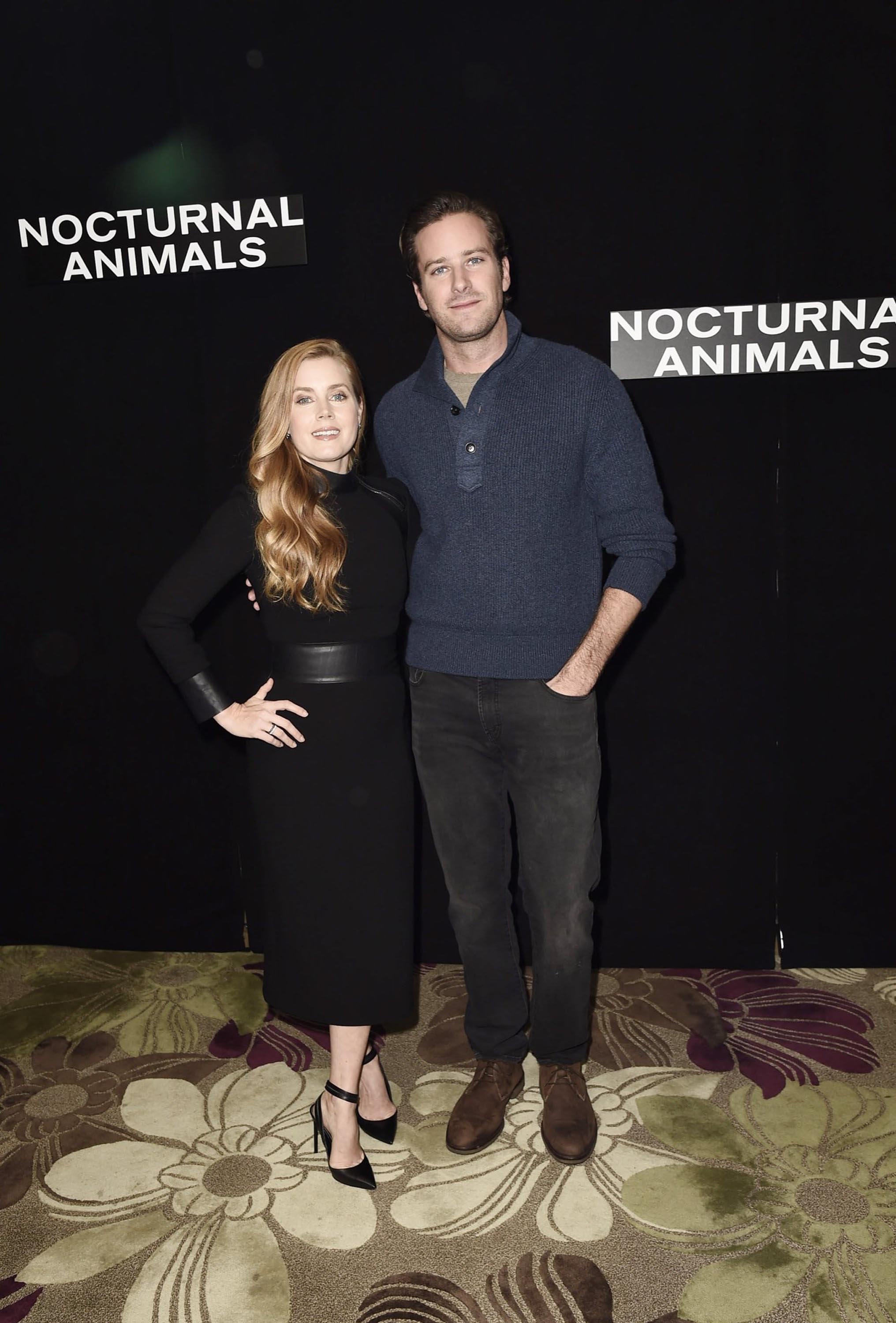 Amy Adams attends Nocturnal Animals Photocall