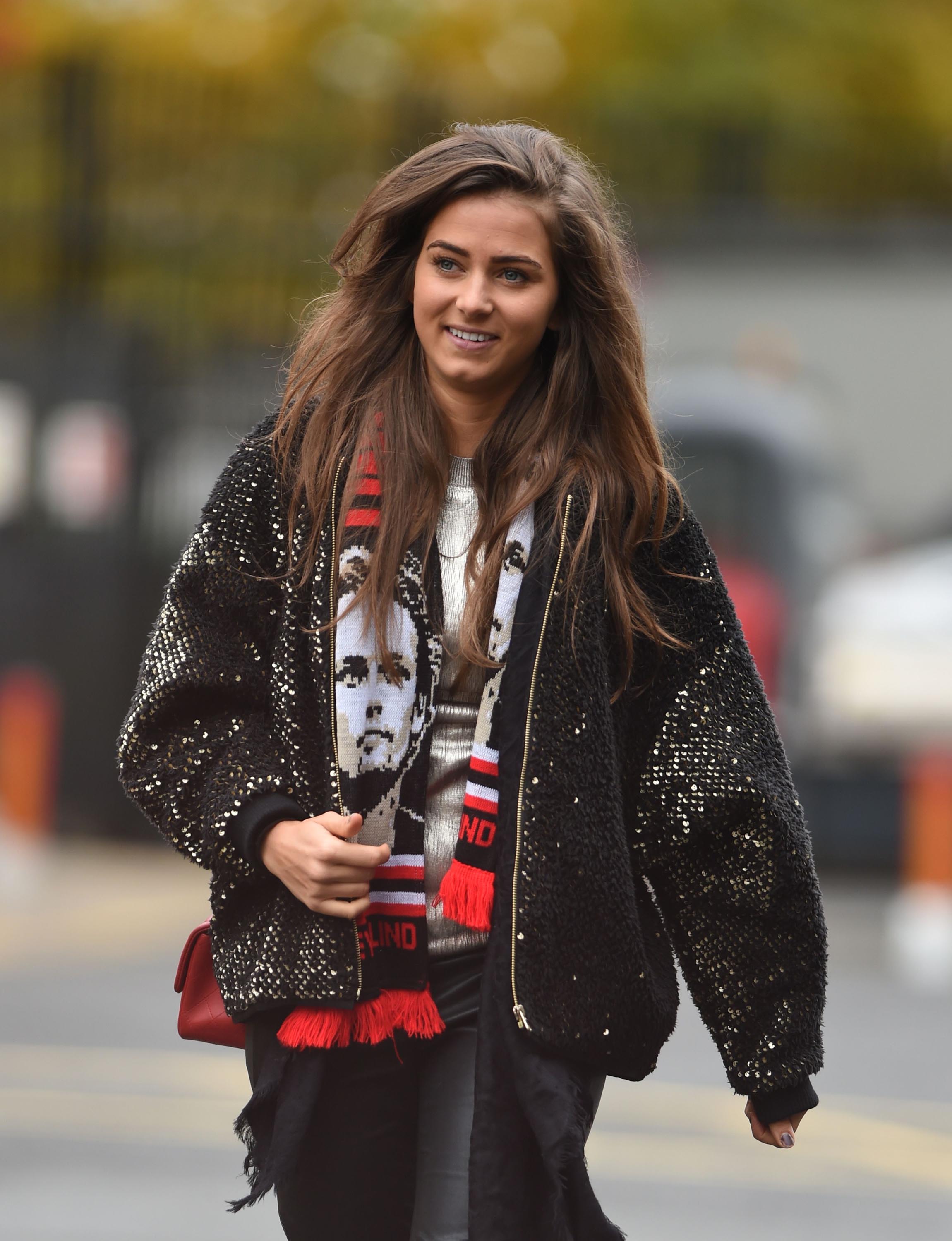 Candy Rae Fleur arriving at Old Trafford