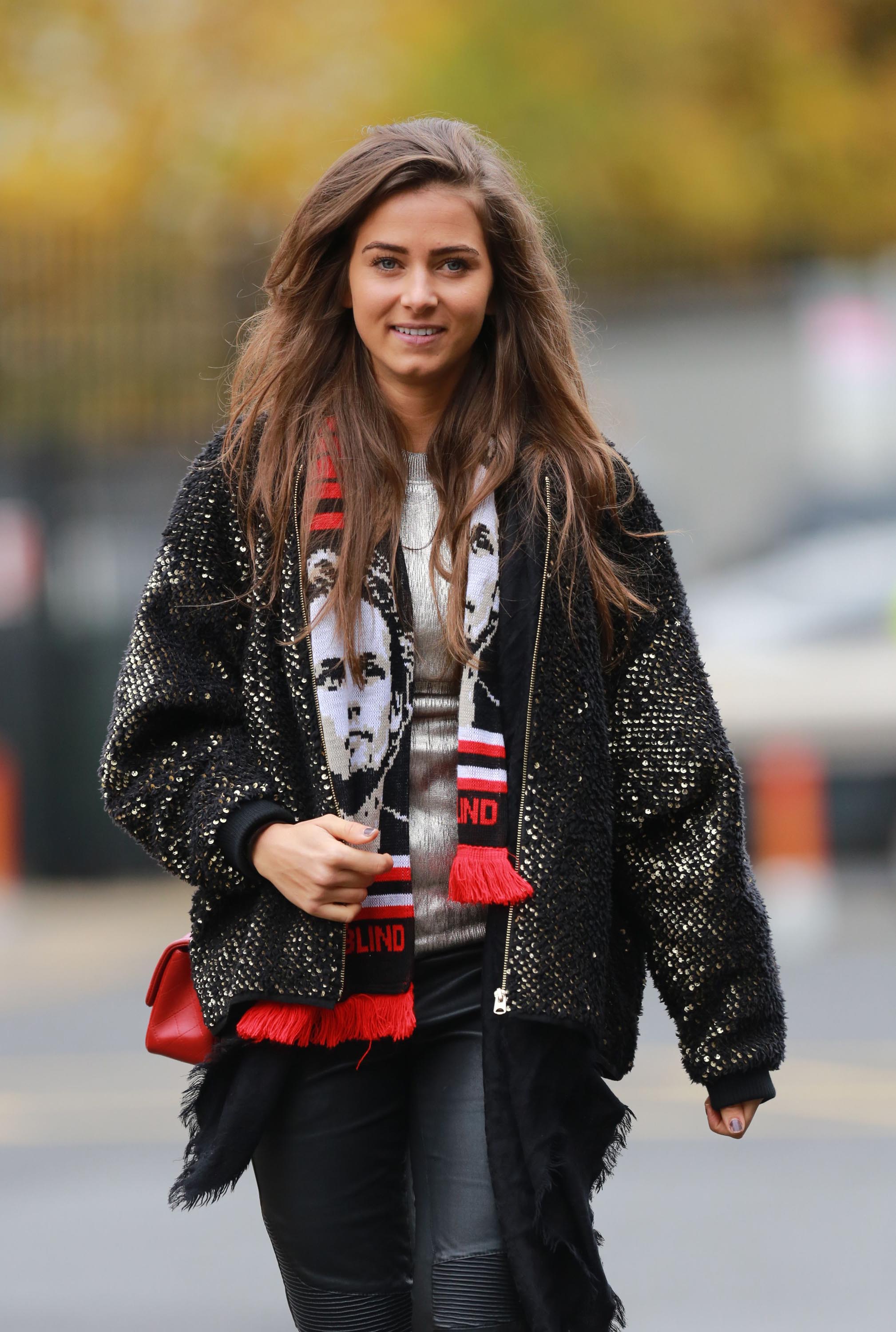 Candy Rae Fleur arriving at Old Trafford