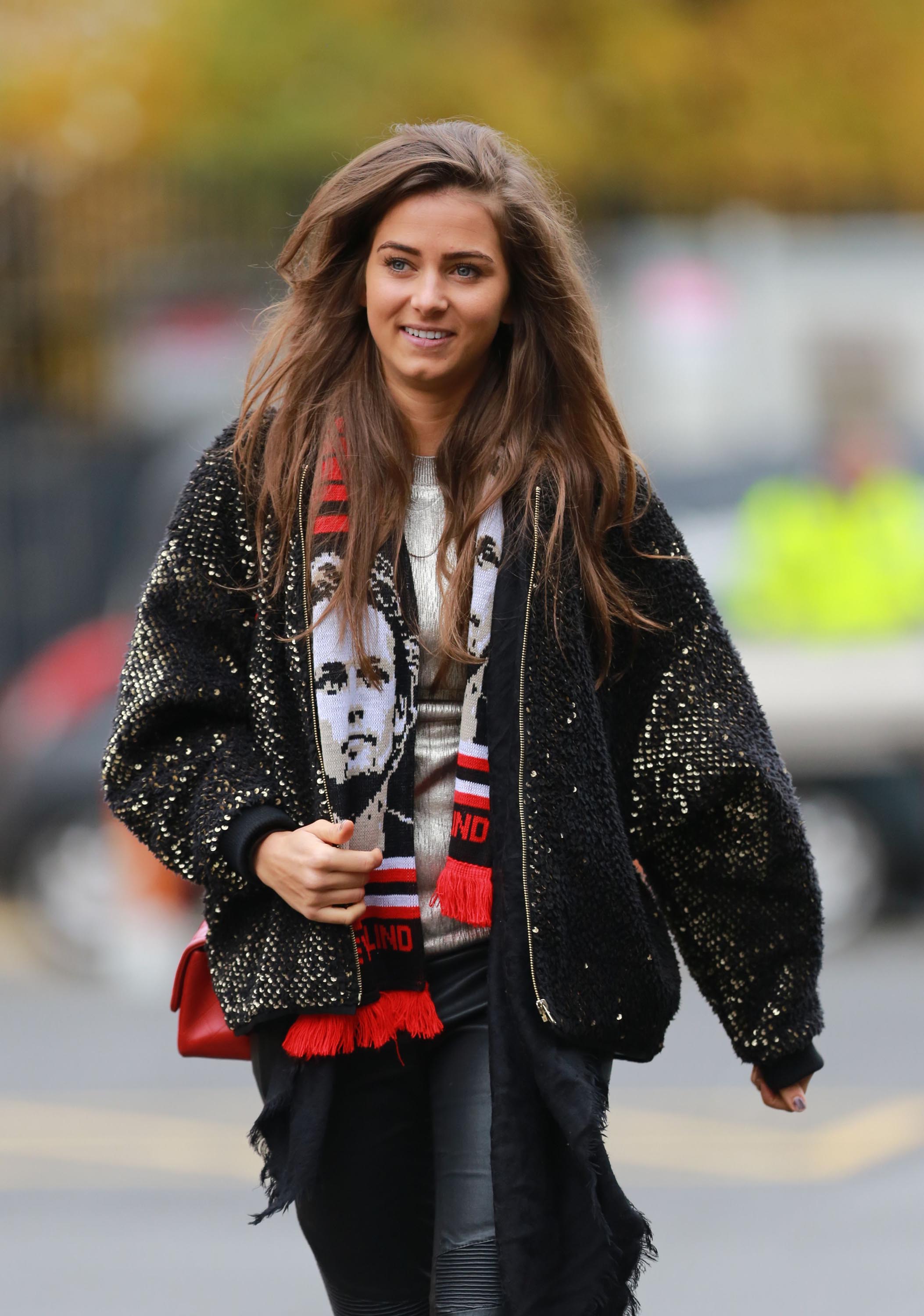 Candy Rae Fleur arriving at Old Trafford